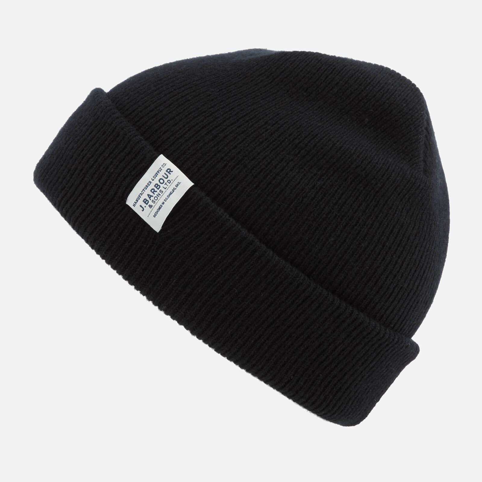 Barbour Men's Lambswool Watch Cap Beanie in Black for Men | Lyst