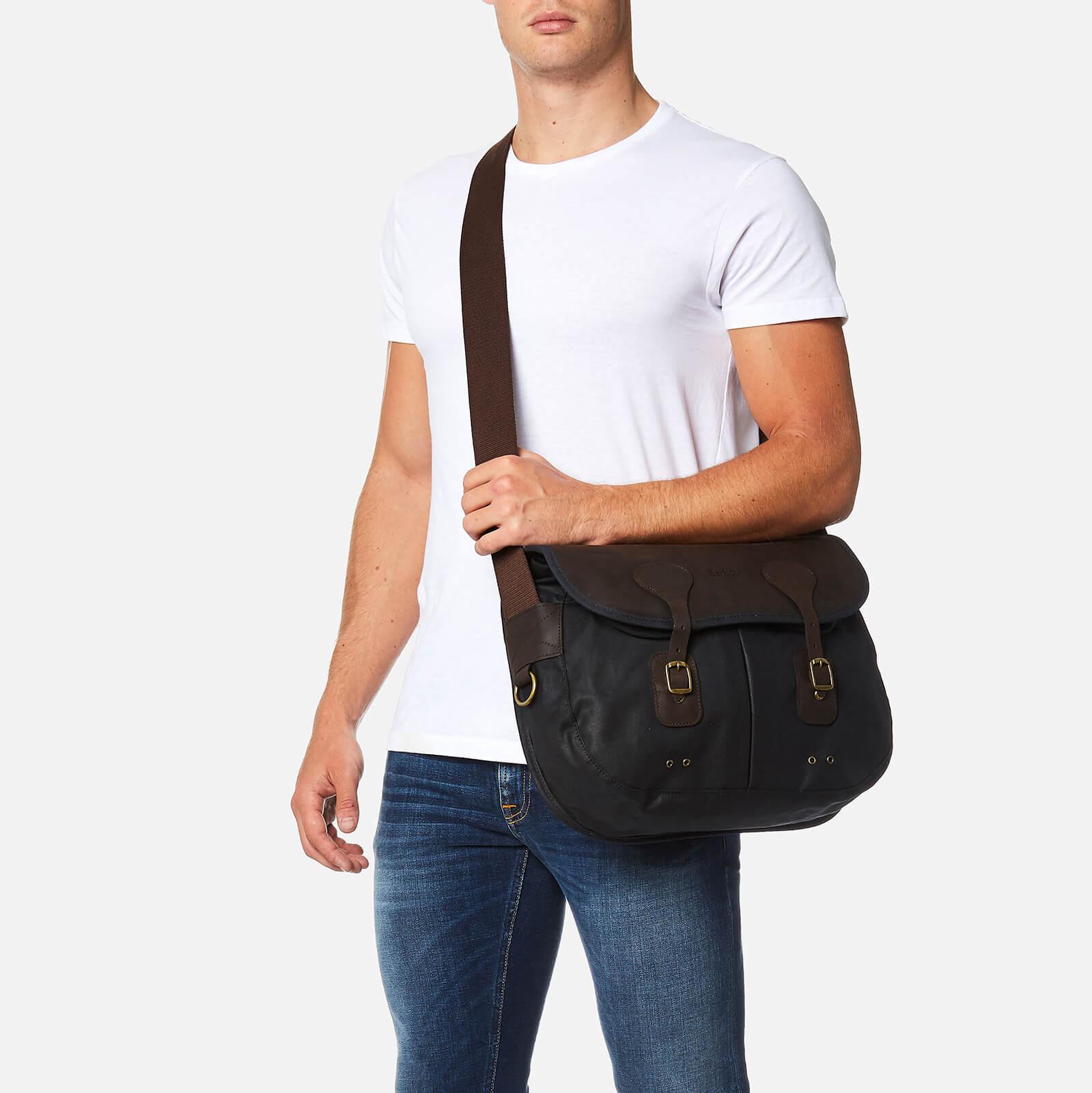 Lyst - Barbour Wax Leather Terras Bag for Men