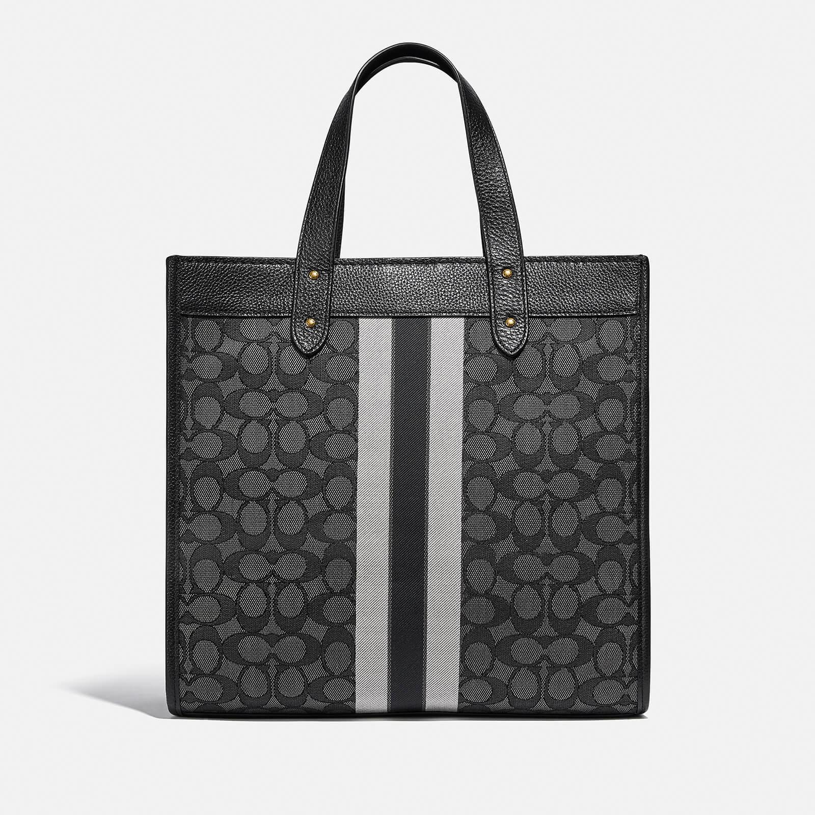 Coach signature hotsell jacquard tote