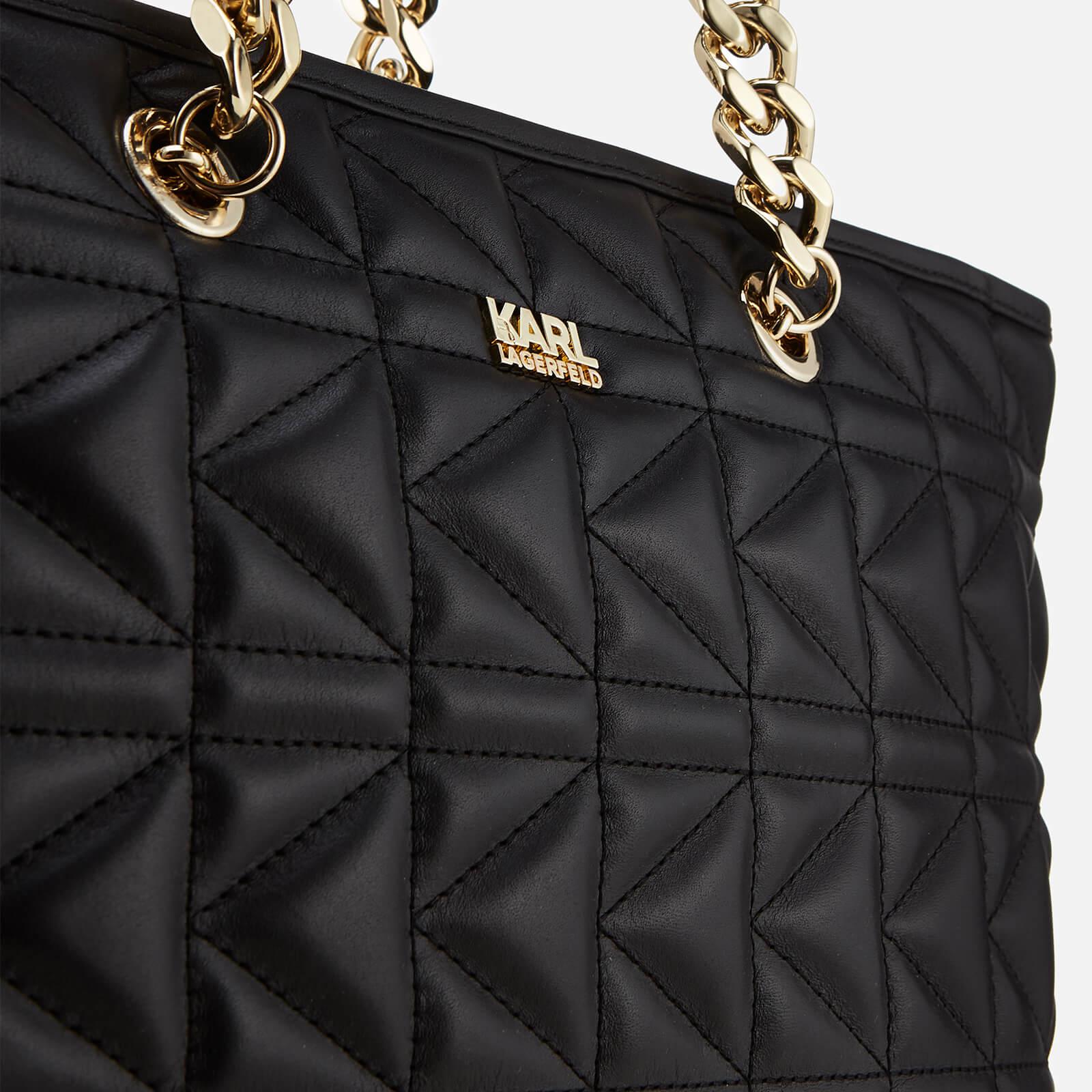 Karl Lagerfeld K/kuilted Shopper Bag Core in Black Lyst