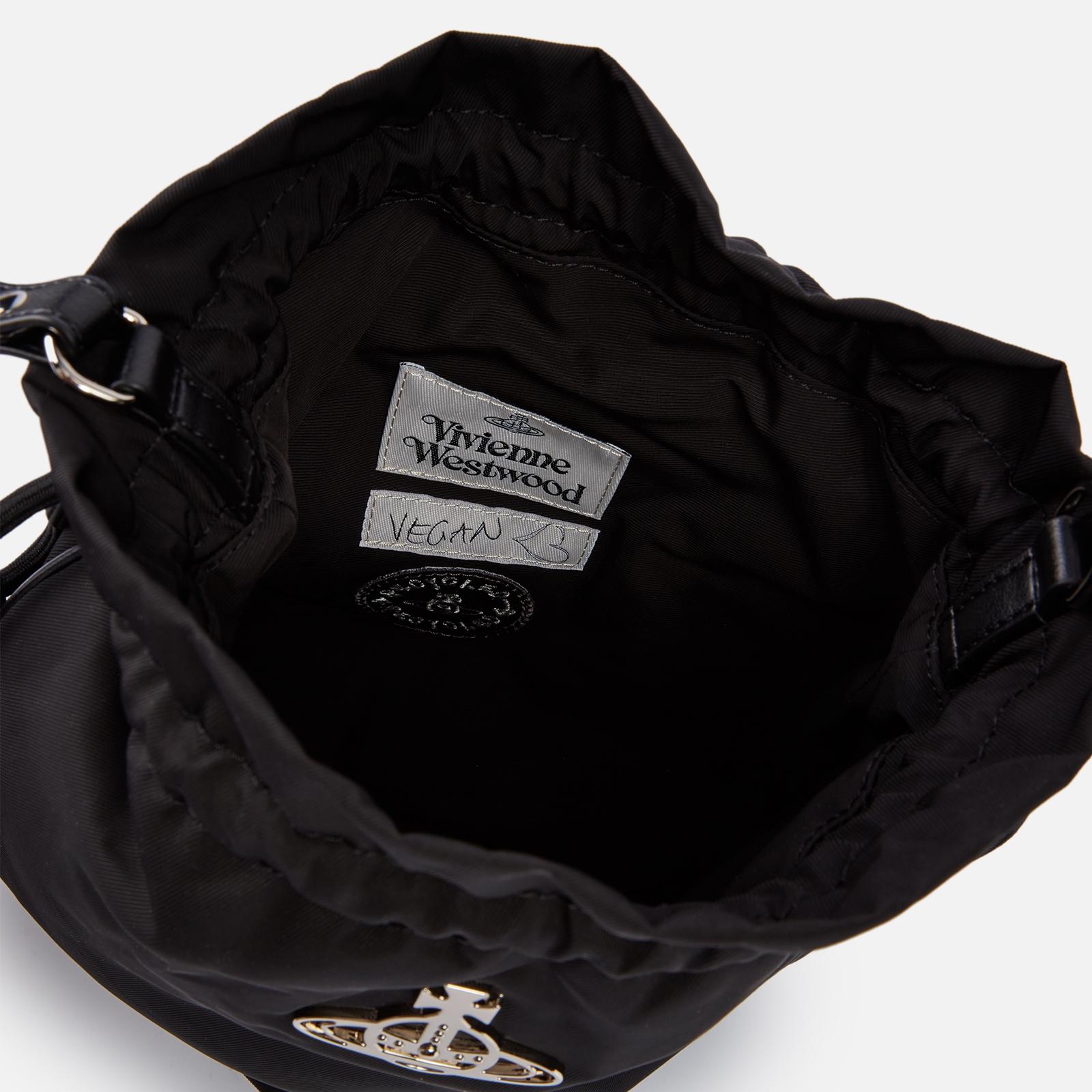 ★Vivienne Westwood★ Drawstring Pouch Tote Bag Black 570100 Vivienne Westwood Black Drawstring Pouch Vivienne Westwood