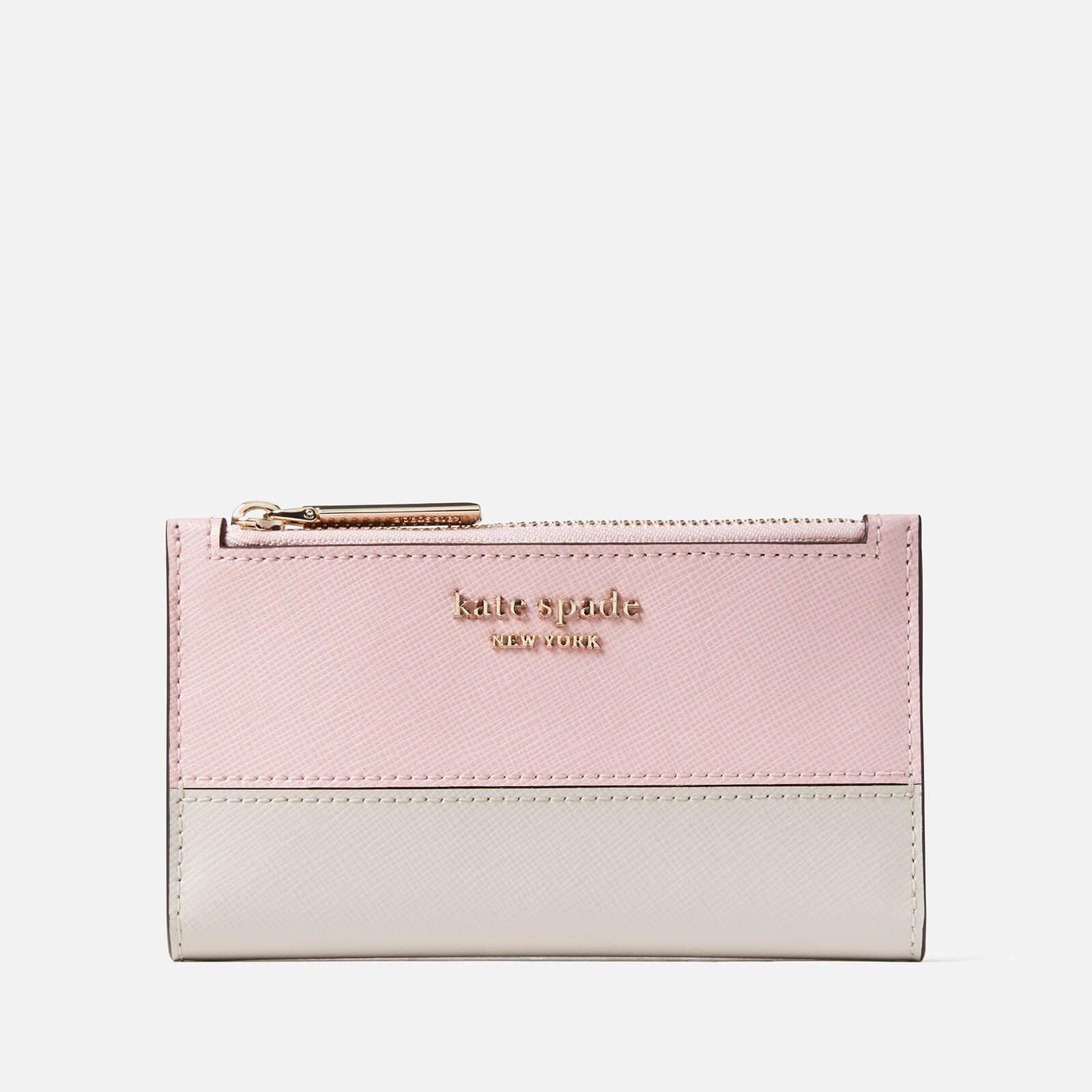 Kate Spade Spencer Small Slim Bifold Wallet in Pink | Lyst