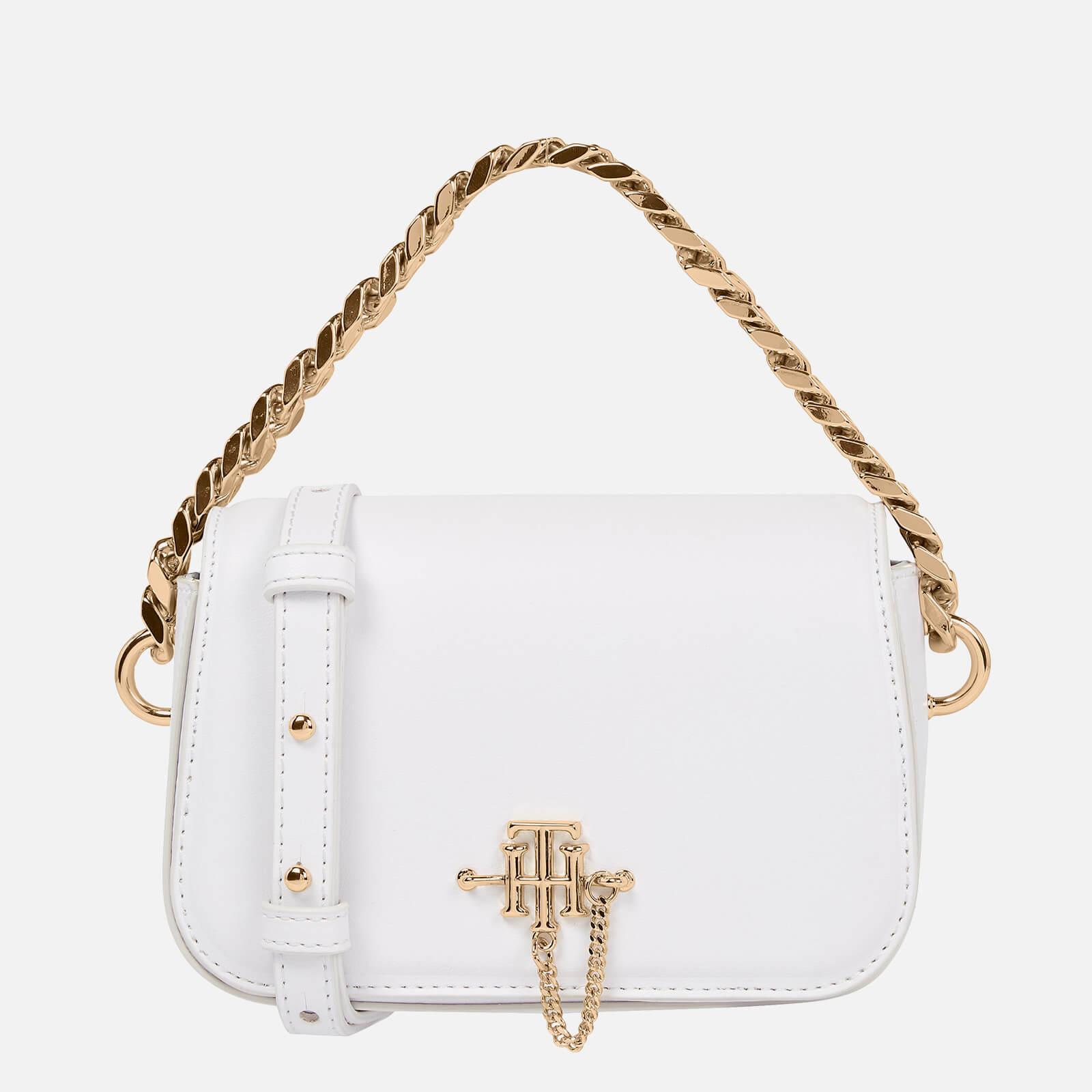 Tommy Hilfiger Th Chain Mini Crossover Corp Bag in White | Lyst Australia