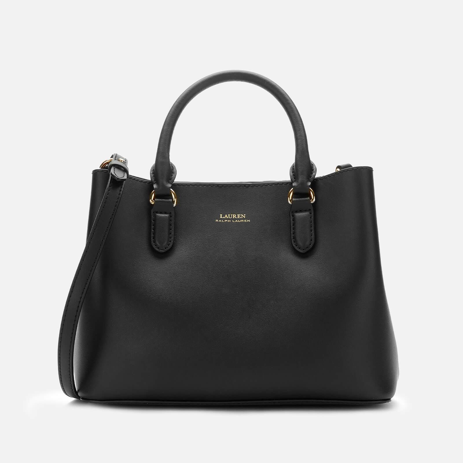 Lauren by Ralph Lauren Leather Marcy Ii Mini Satchel in Black Save 31