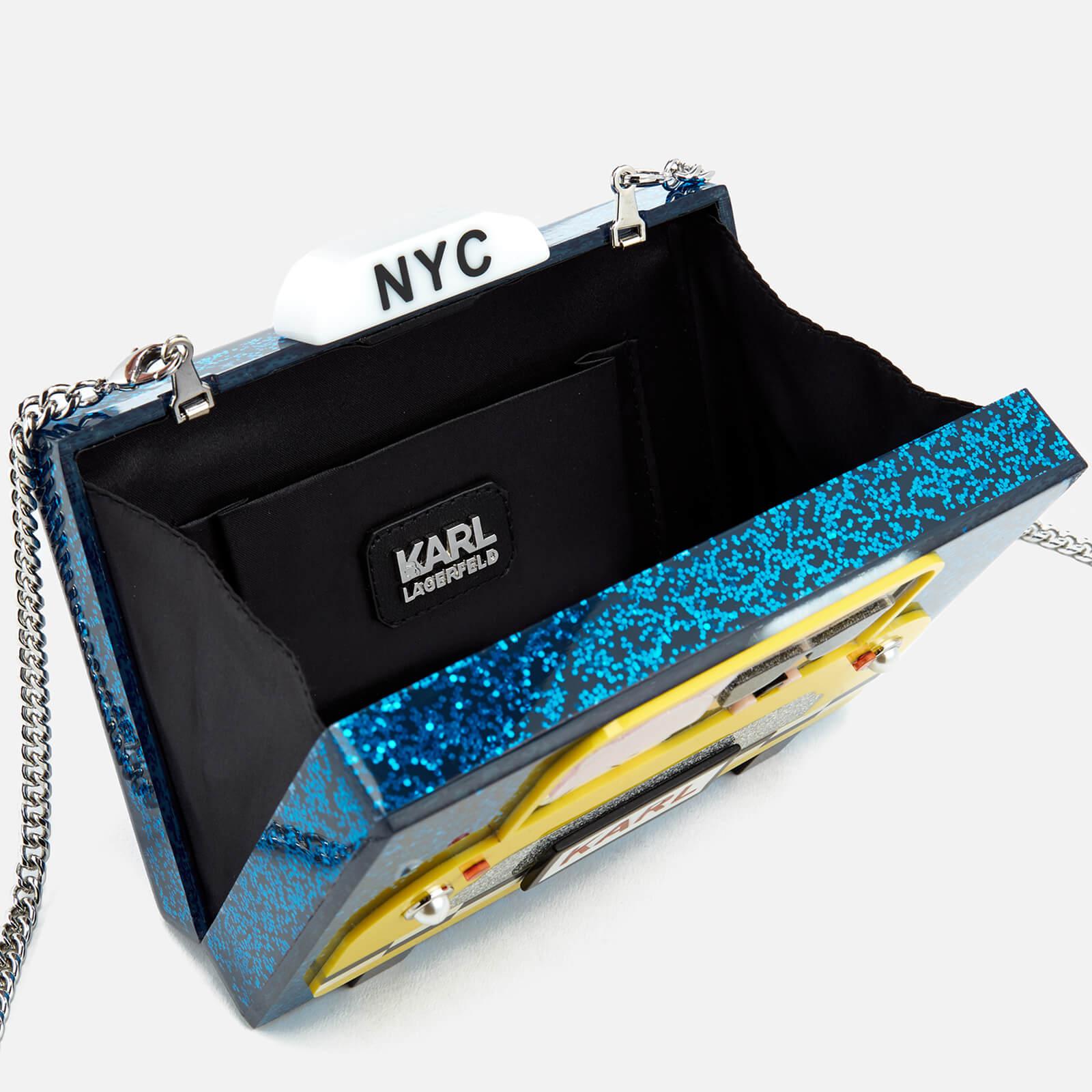 Karl Lagerfeld Synthetic Nyc Taxi Minaudiere Bag in Blue - Lyst