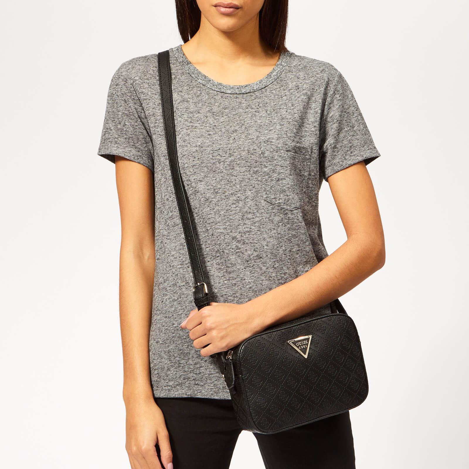 guess kamryn top zip crossbody bag