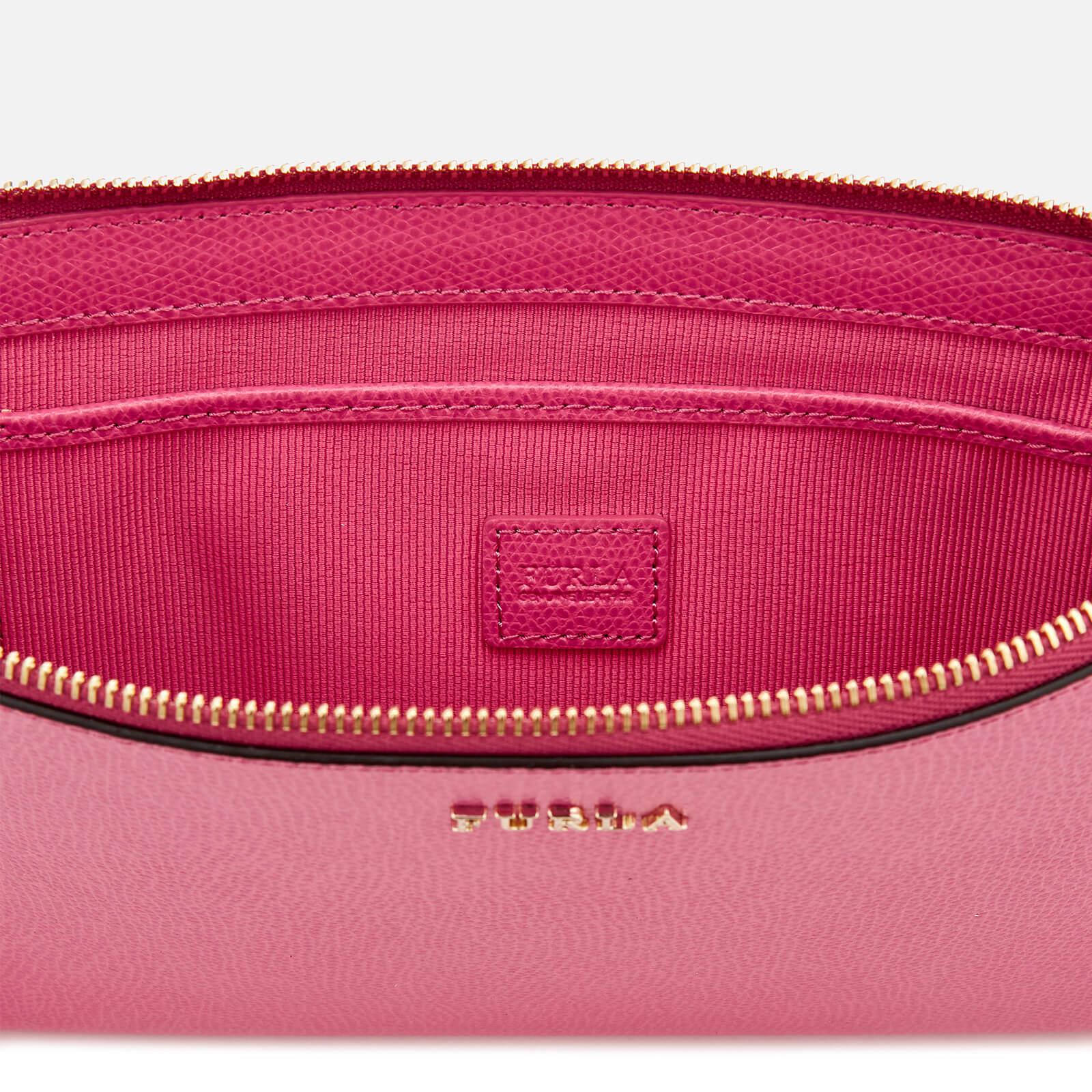 Furla Leather Babylon Extra Large Envelope Clutch Bag in Pink Lyst