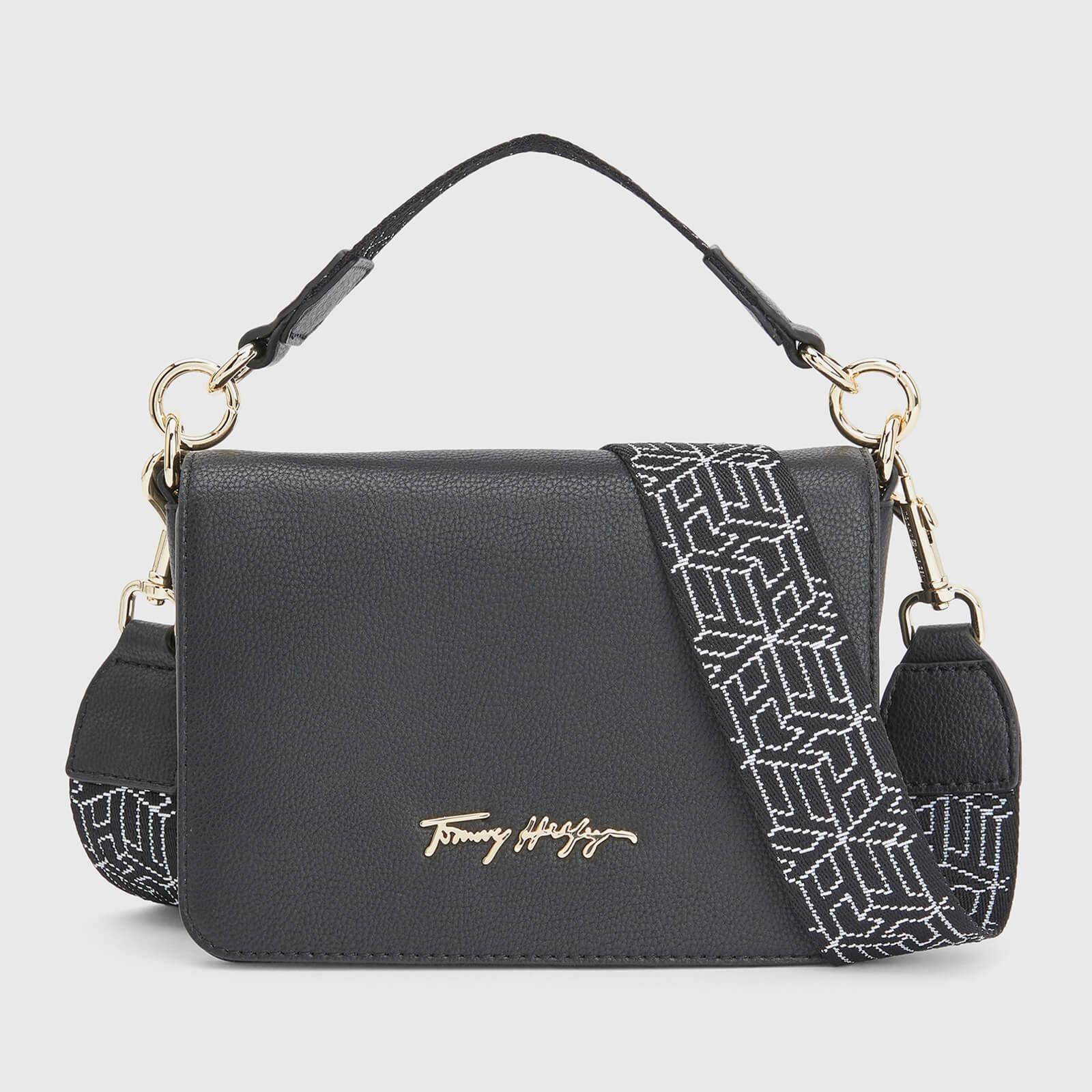 Tommy Hilfiger Joy Mini Faux Leather Cross-body Bag in Black | Lyst