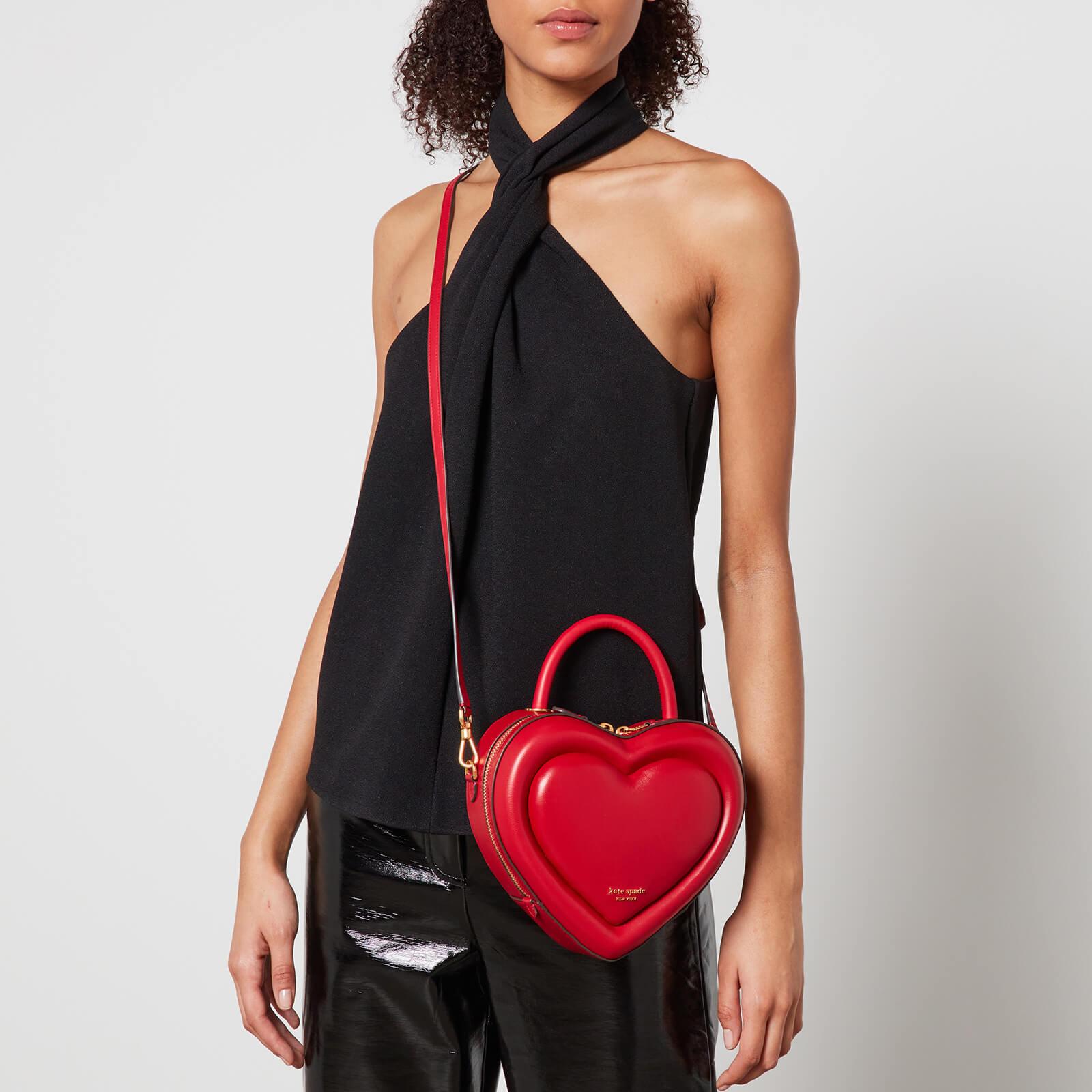 Kate Spade Pitter Patter Heart Leather Bag in Red Lyst UK