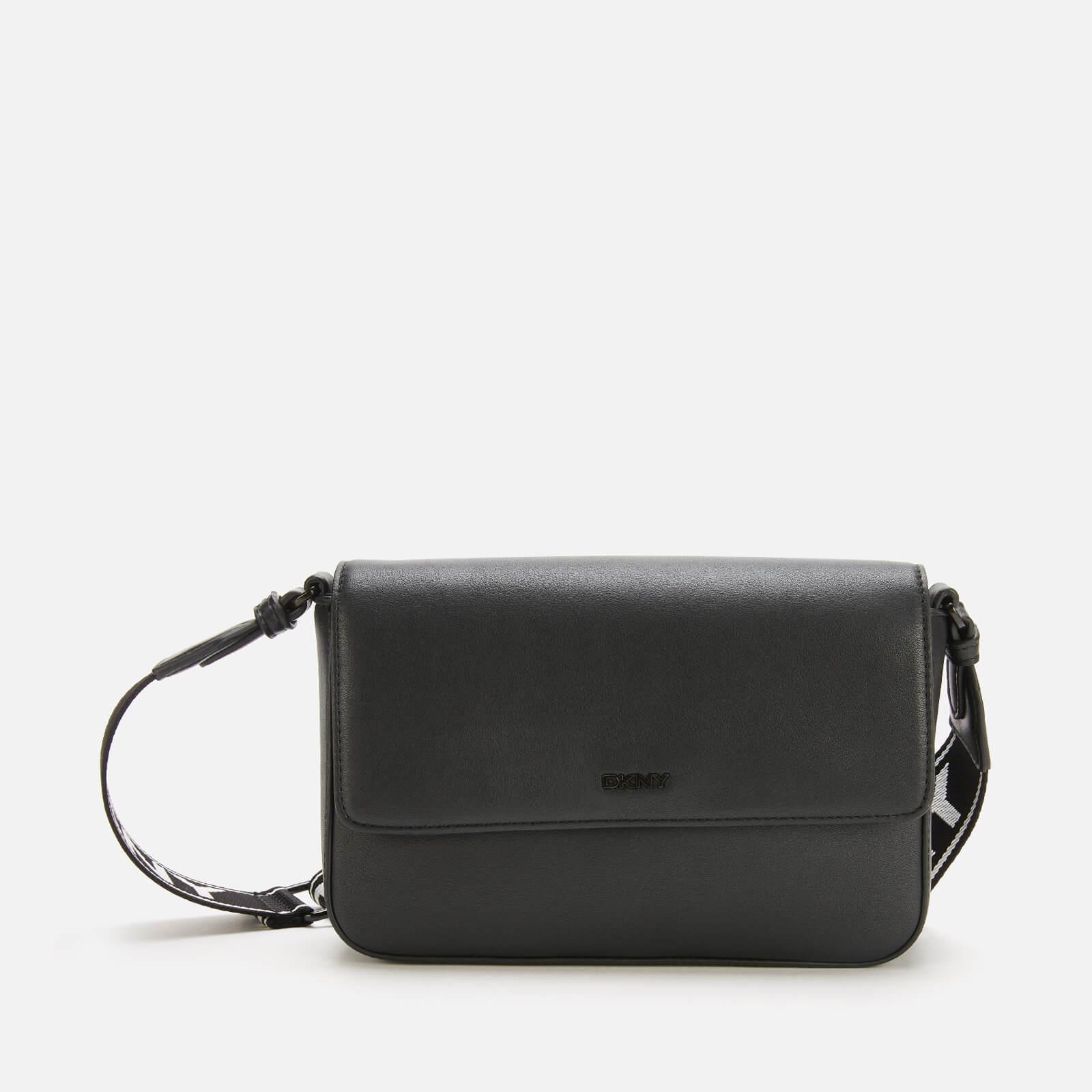 DKNY Winonna Medium Flap Cross Body Bag in Black | Lyst