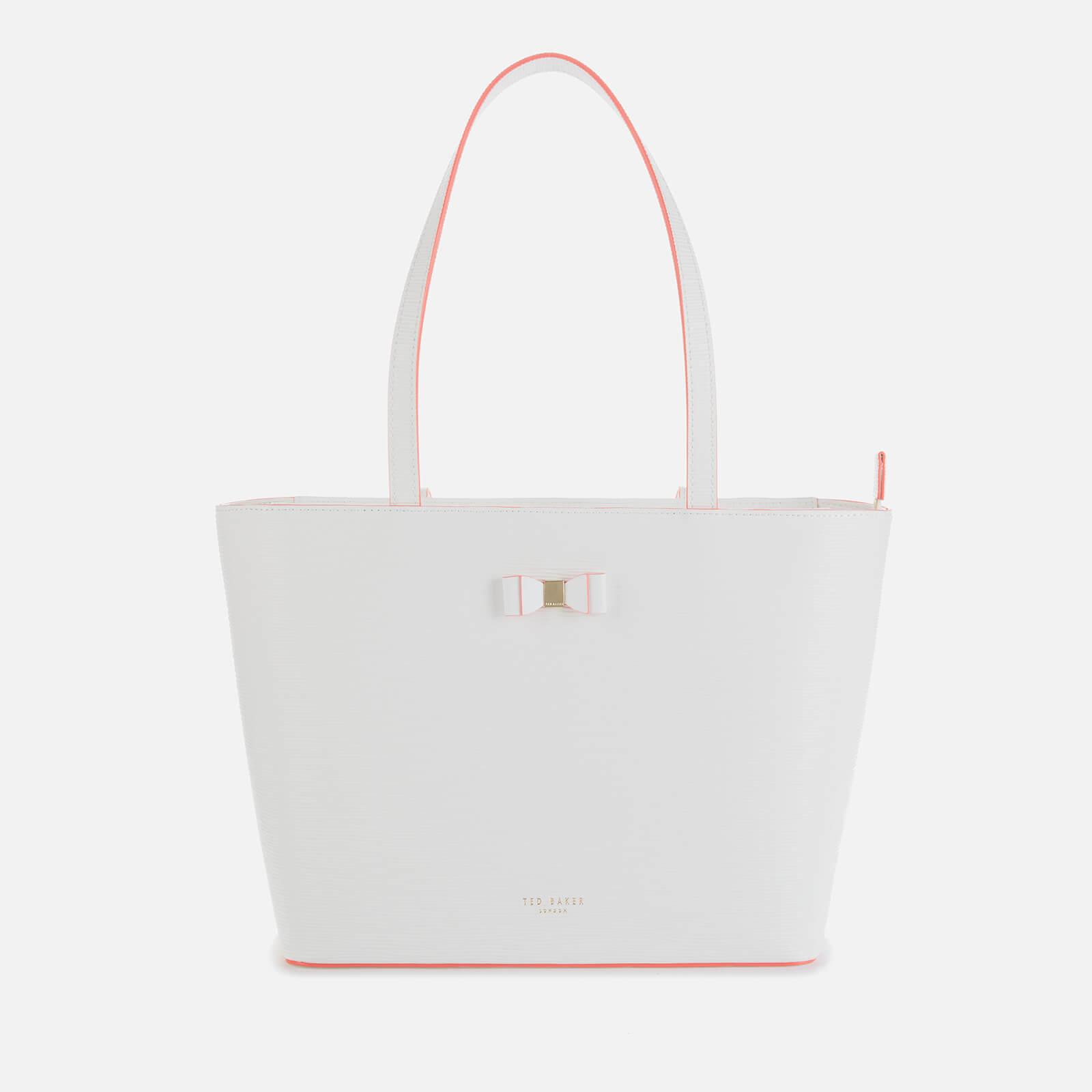 Ted Baker Deannah Bow Detail Shopper in White | Lyst Canada