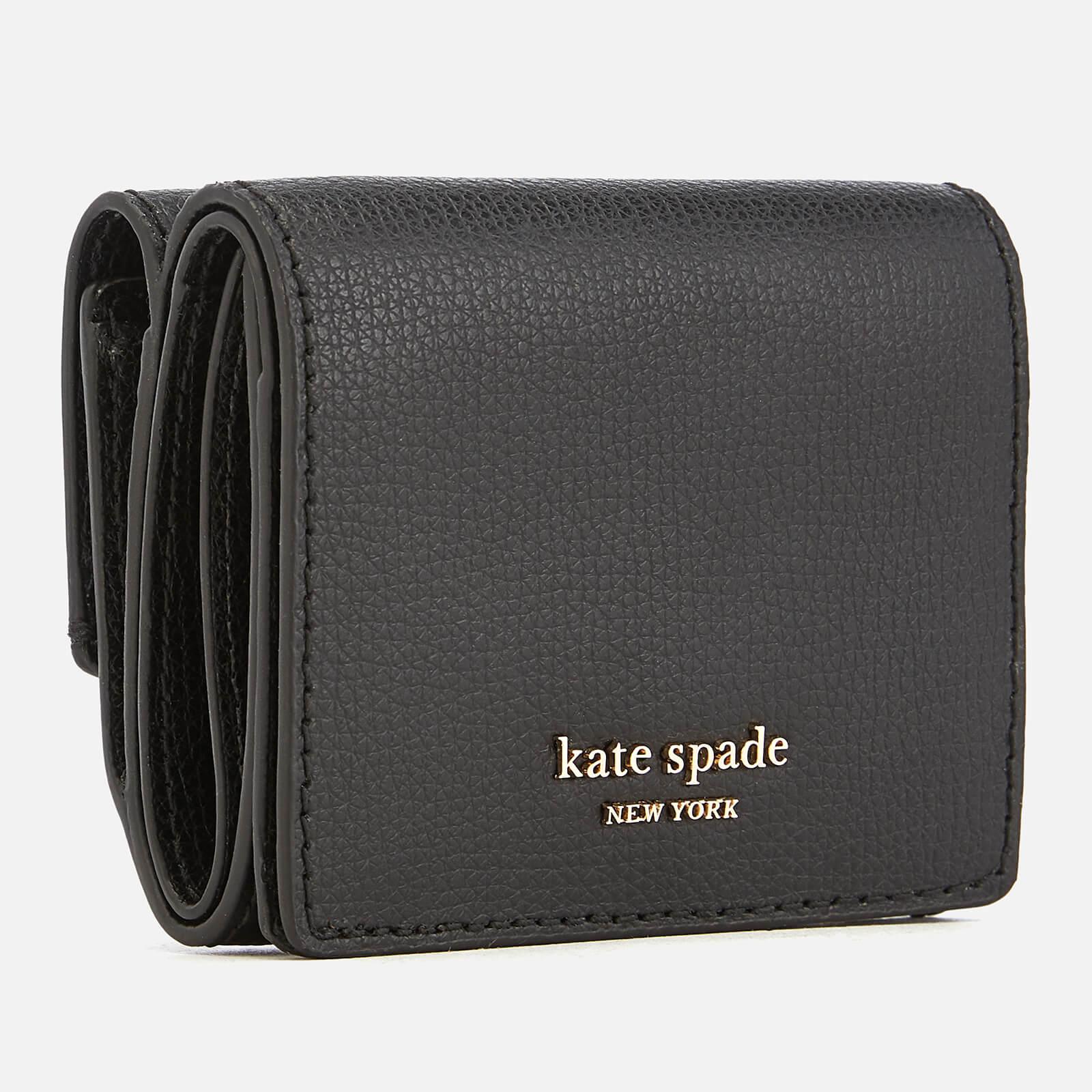 Kate Spade Sylvia Mini Trifold Wallet in Black | Lyst