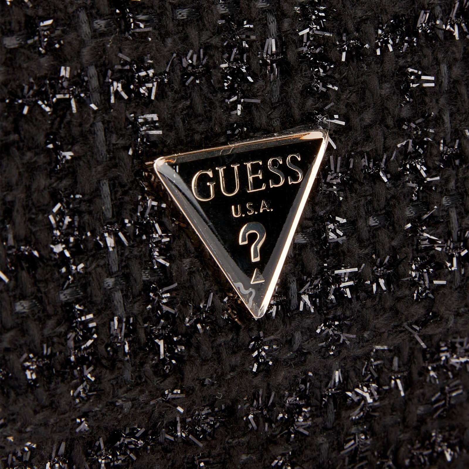 Guess Cessily Micro Mini Bag in Black | Lyst