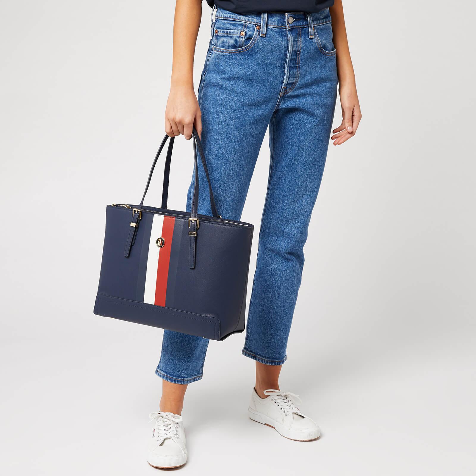 Tommy Hilfiger Synthetic Honey Medium Tote Bag in Navy (Blue) - Lyst