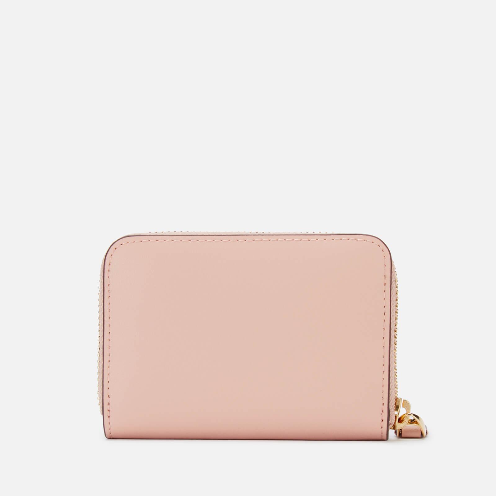 Lauren by Ralph Lauren Leather Small Zip Wallet in Pink - Lyst