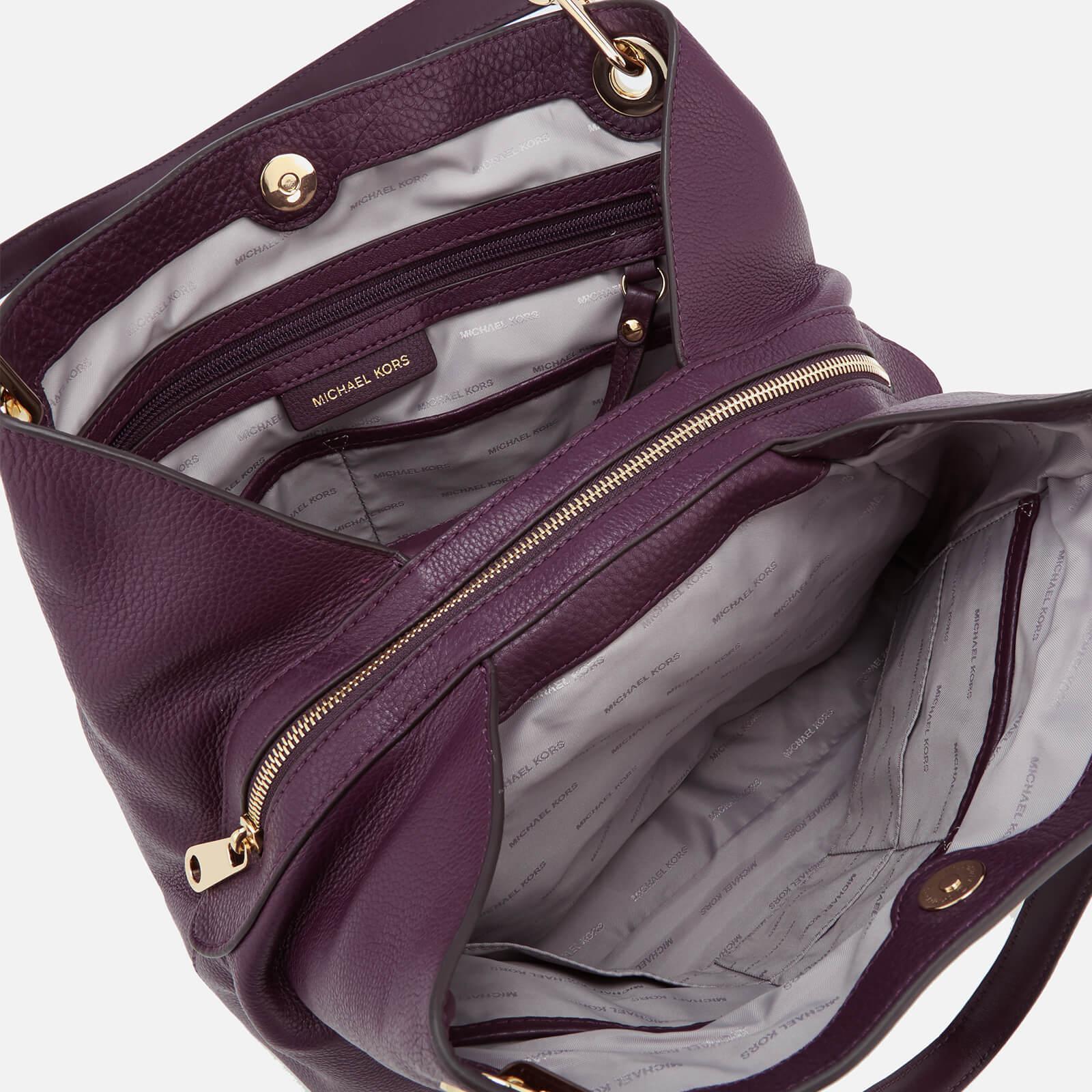 MICHAEL Michael Kors Raven Large Shoulder Tote Bag in Purple | Lyst Canada