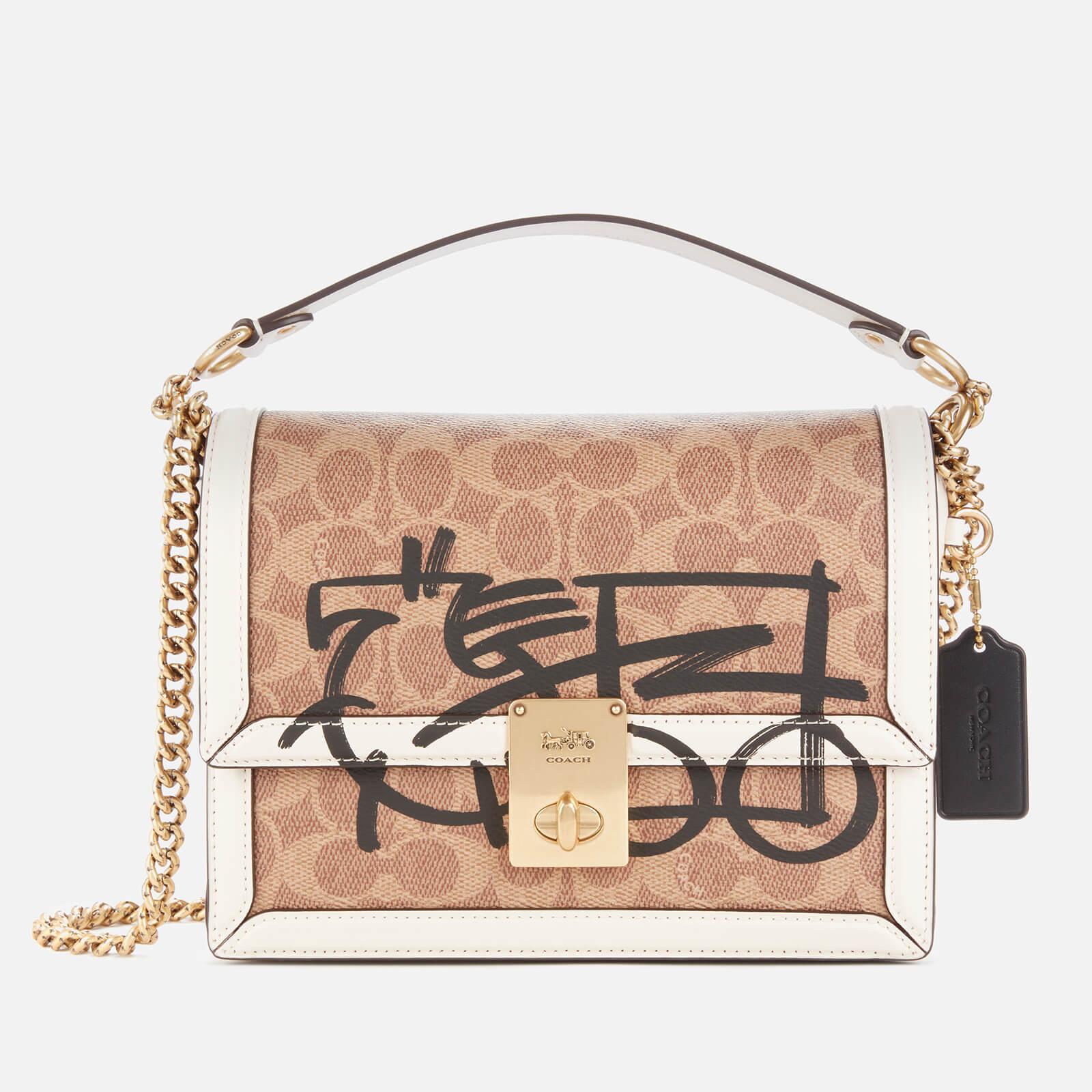 Coach Hutton Shoulder Bag White IUCN Water