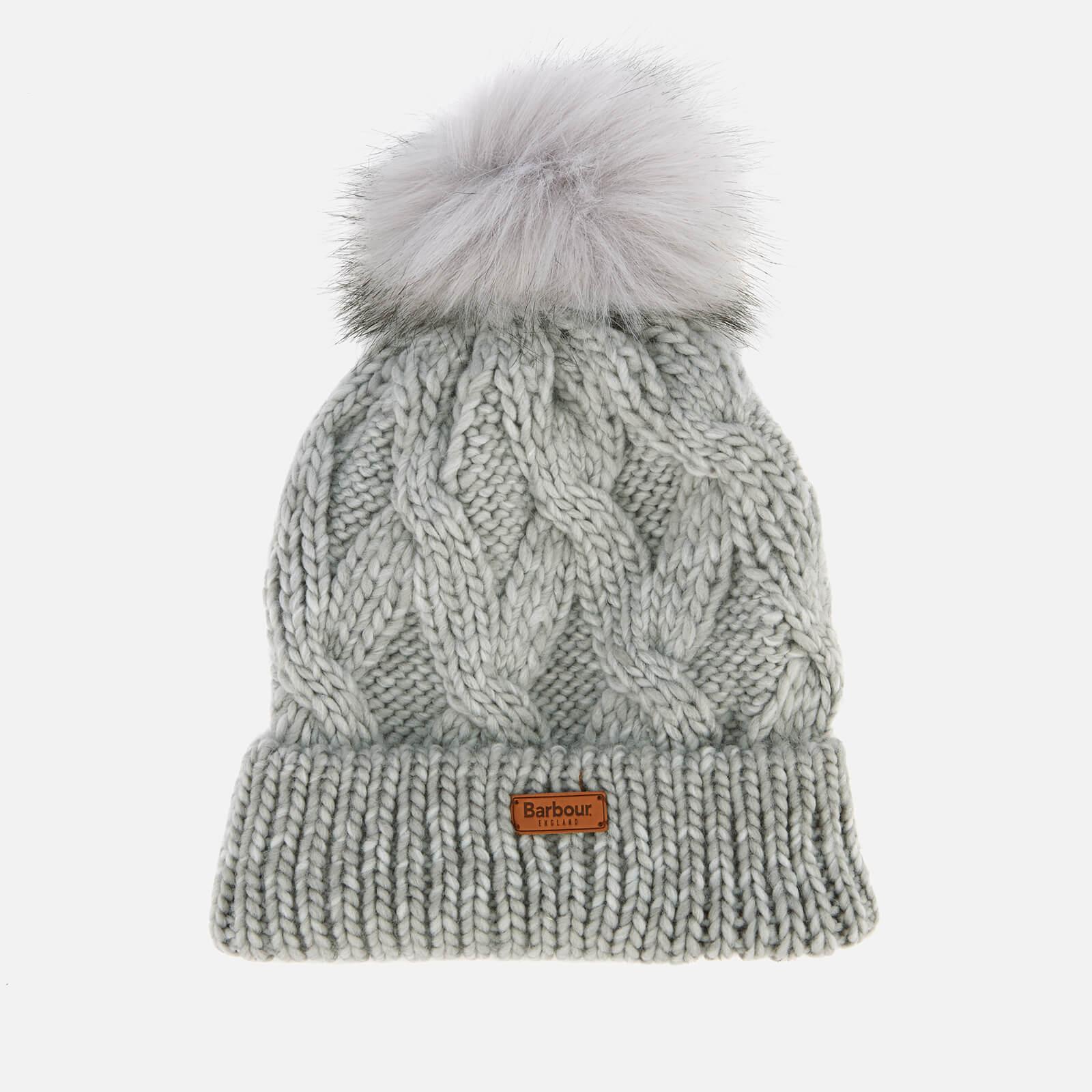 barbour pom beanie