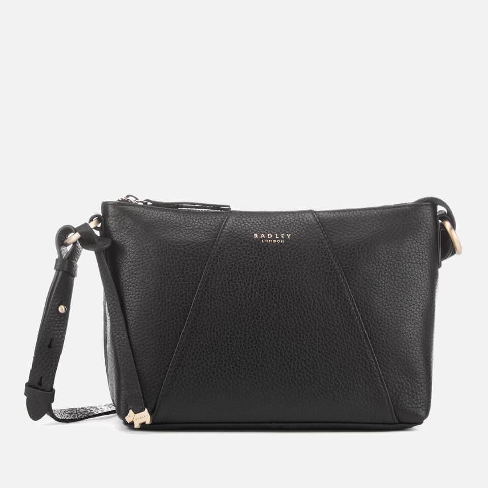 radley black leather cross body bag