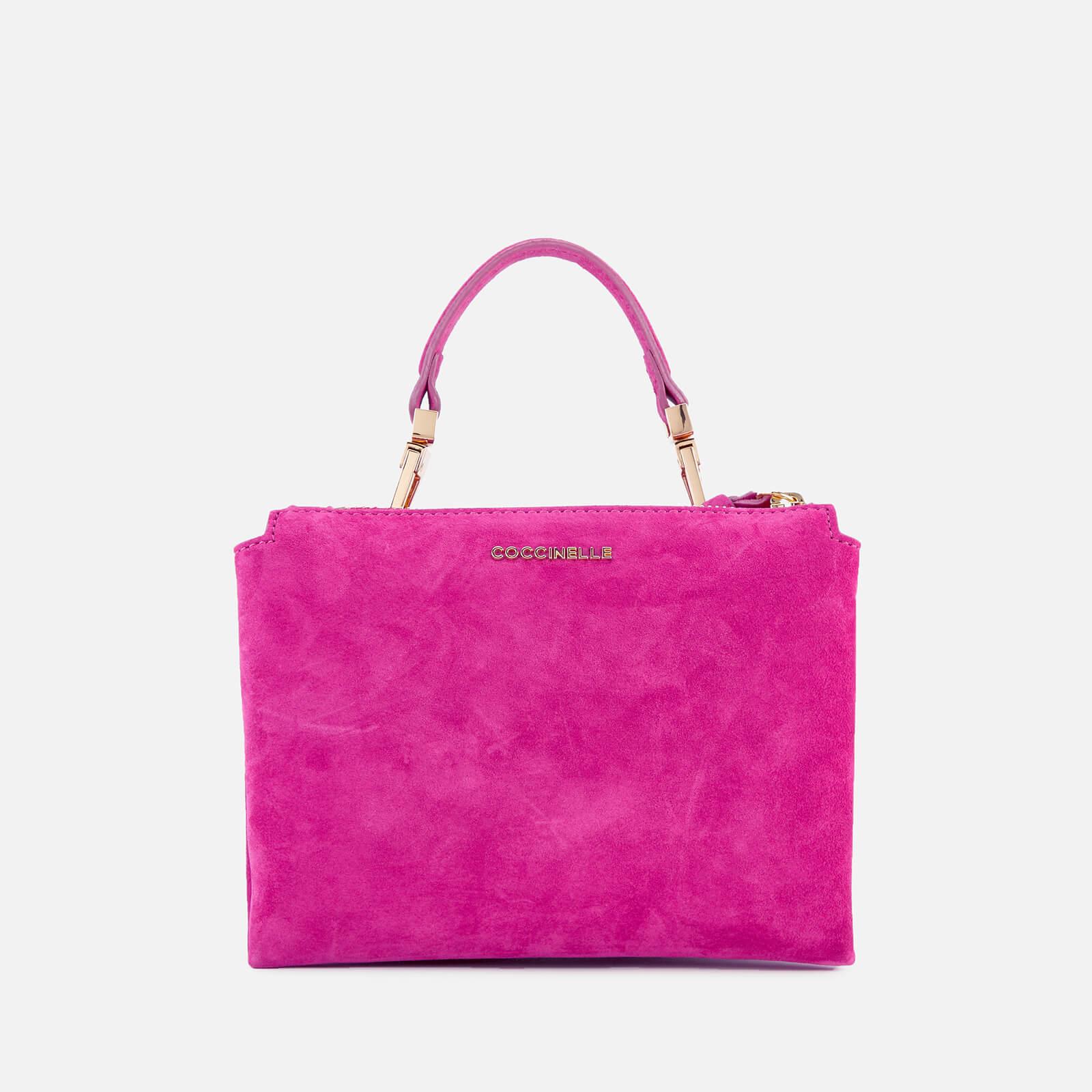 Coccinelle Arlettis Suede Cross Body Bag in Pink | Lyst Australia