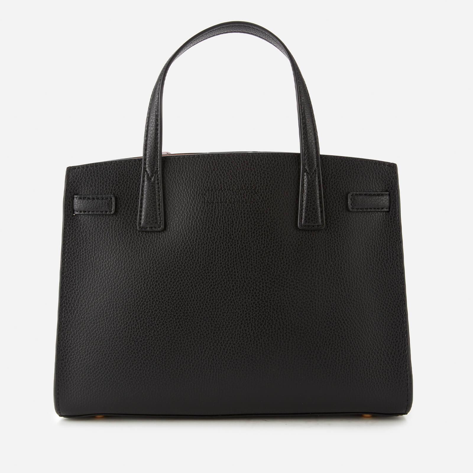 Tory Burch Walker Small Satchel in Black | Lyst Tory Burch Walker Small Satchel in Black | Lyst