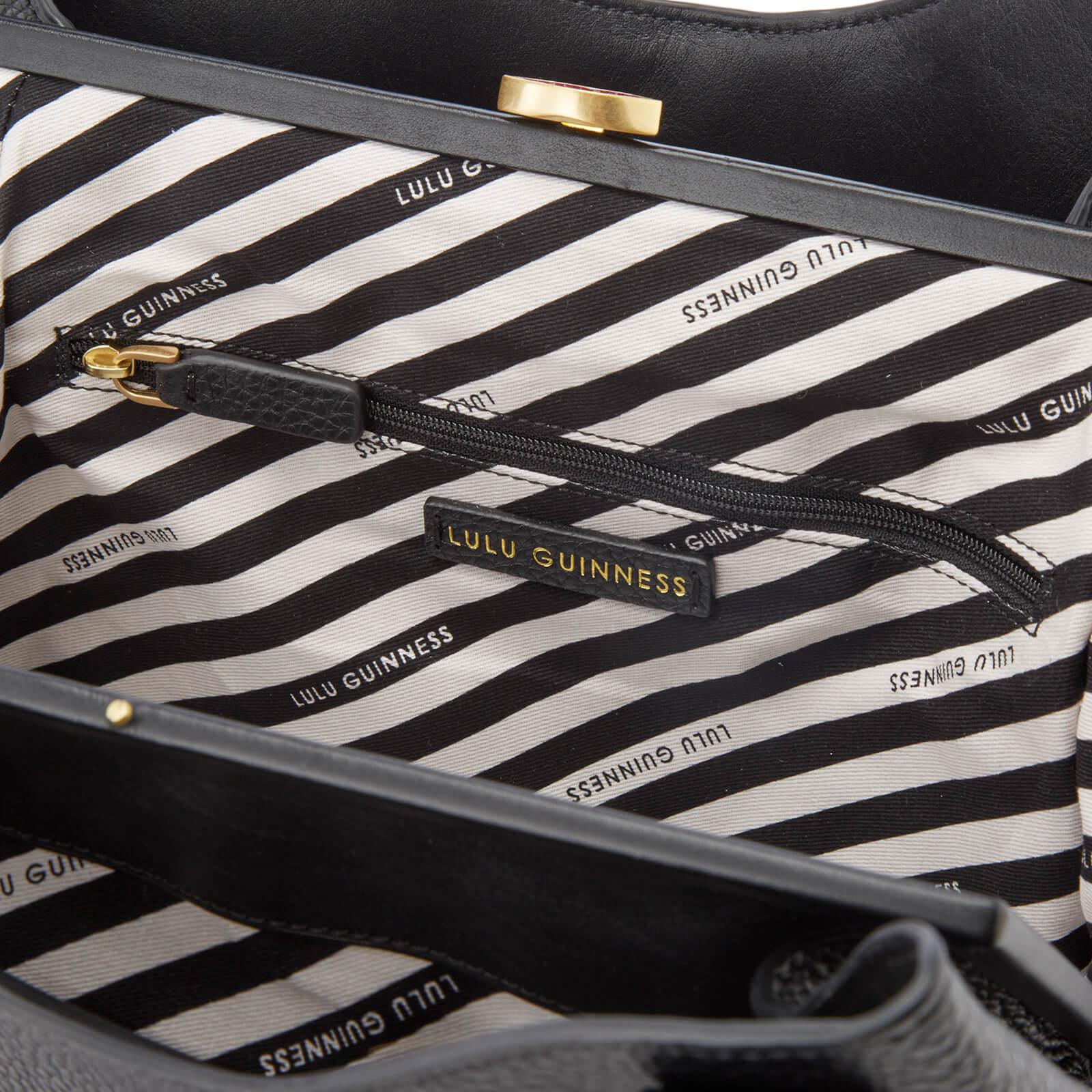 lulu guinness jackie leather shoulder bag