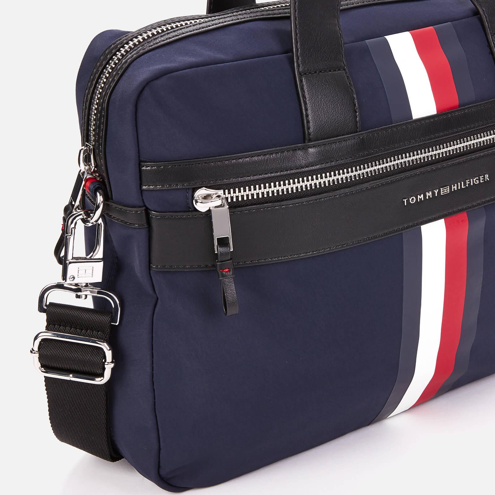 Tommy Hilfiger Synthetic Elevated Signature Tape Laptop Bag in Blue for Men  - Lyst