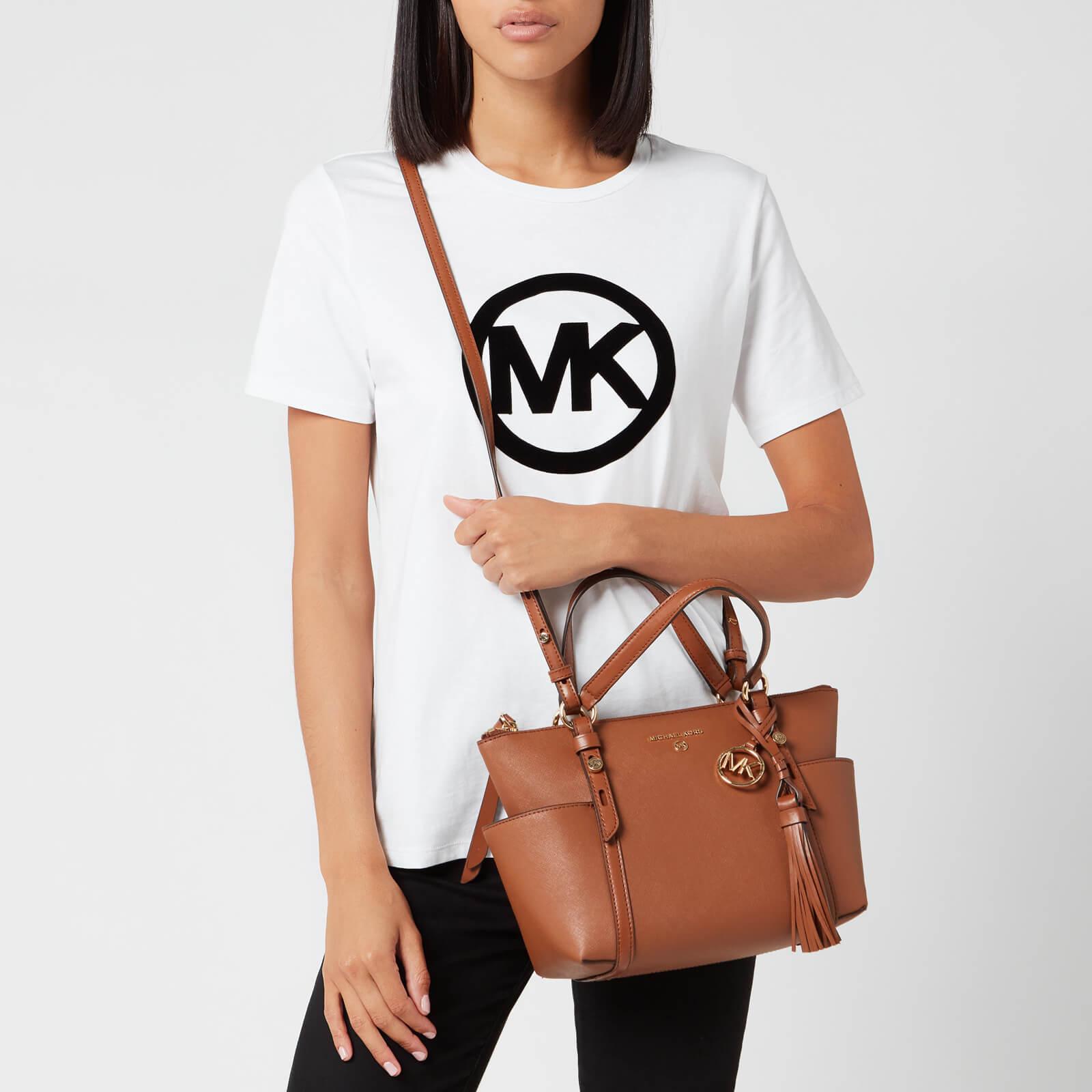 michael michael kors nomad small convertible top zip leather tote