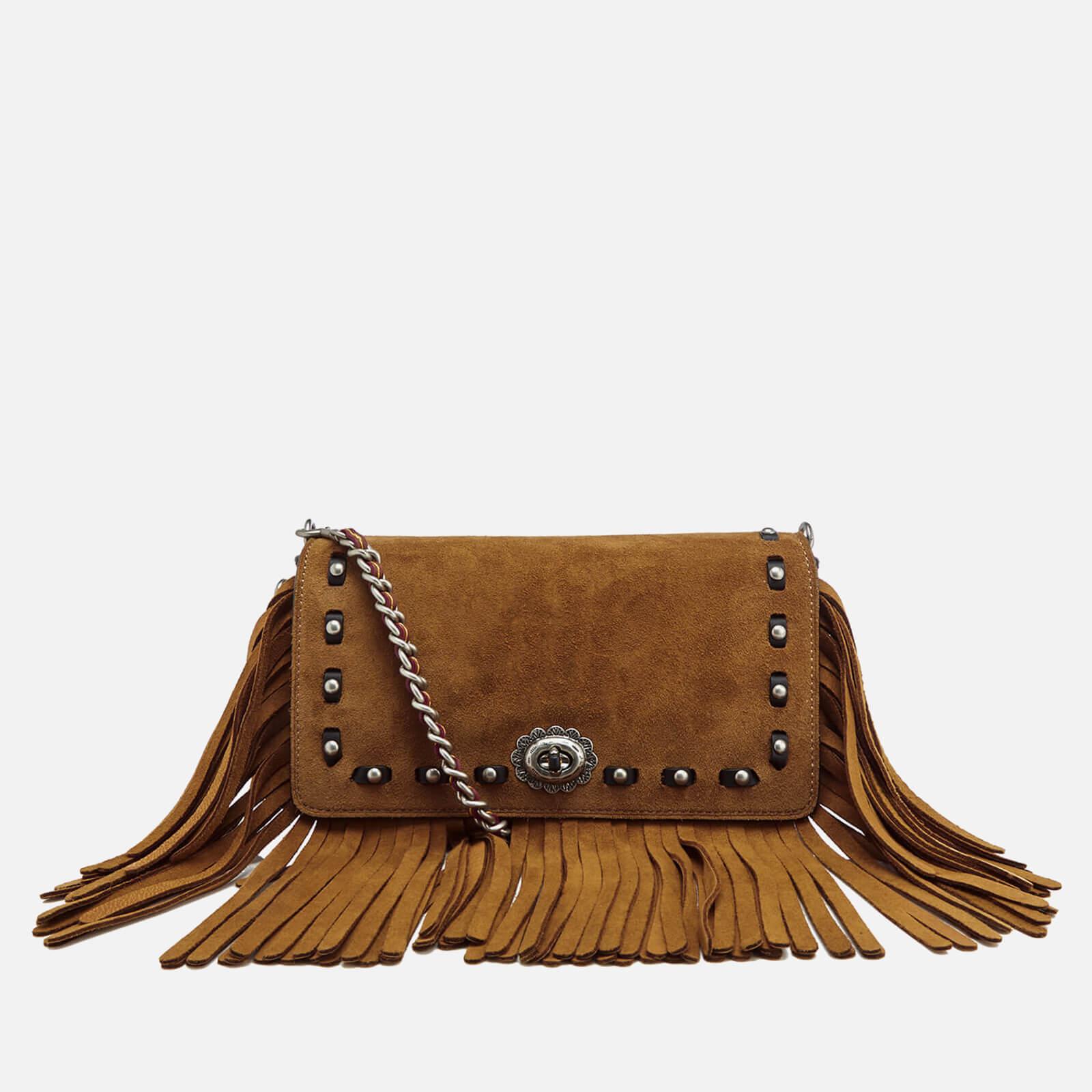 RARE Coach 1941 Dinky with Beatnik Rivets and Fringe in Black Leather –  Essex Fashion House