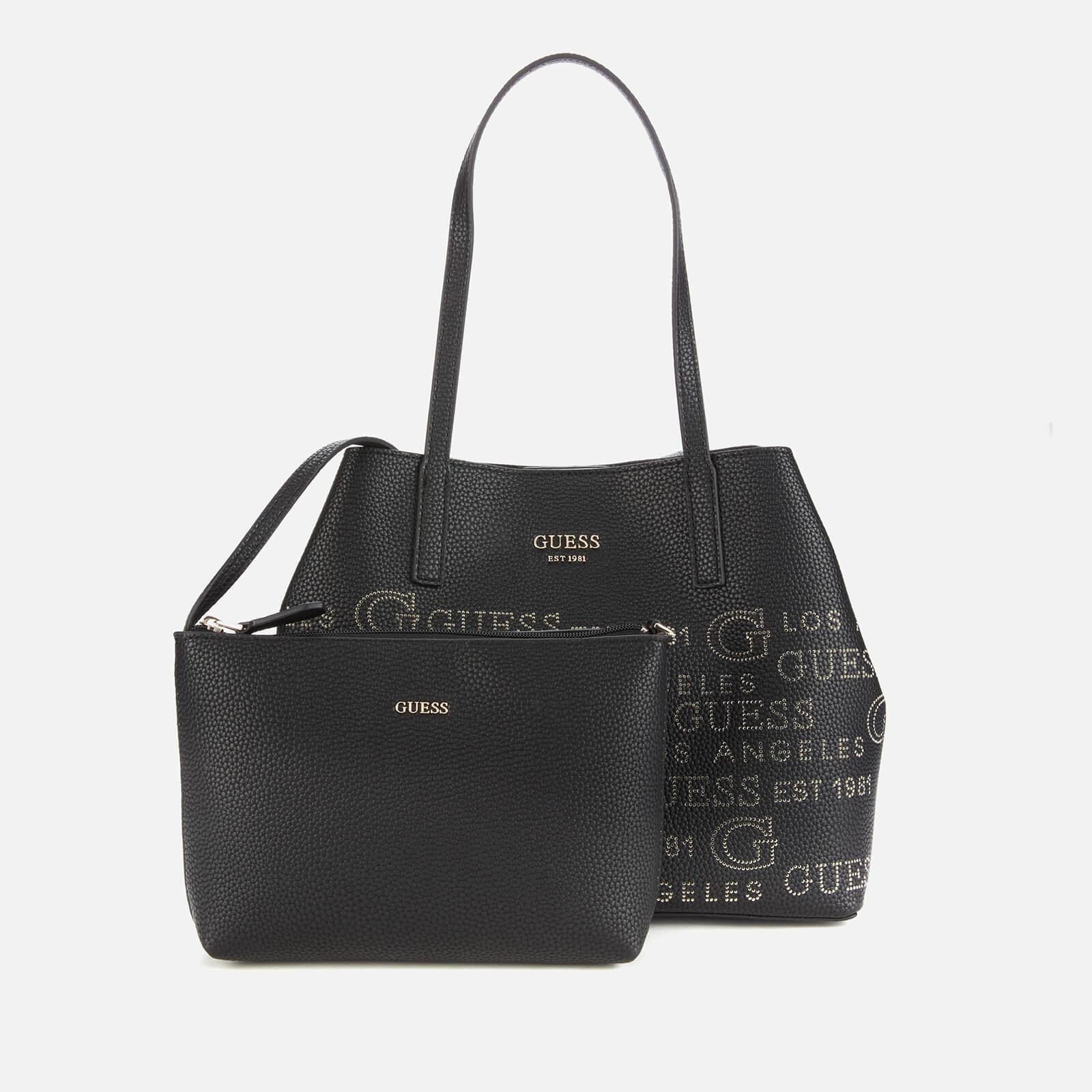 Guess Synthetic Vikky Tote Bag in Black Lyst