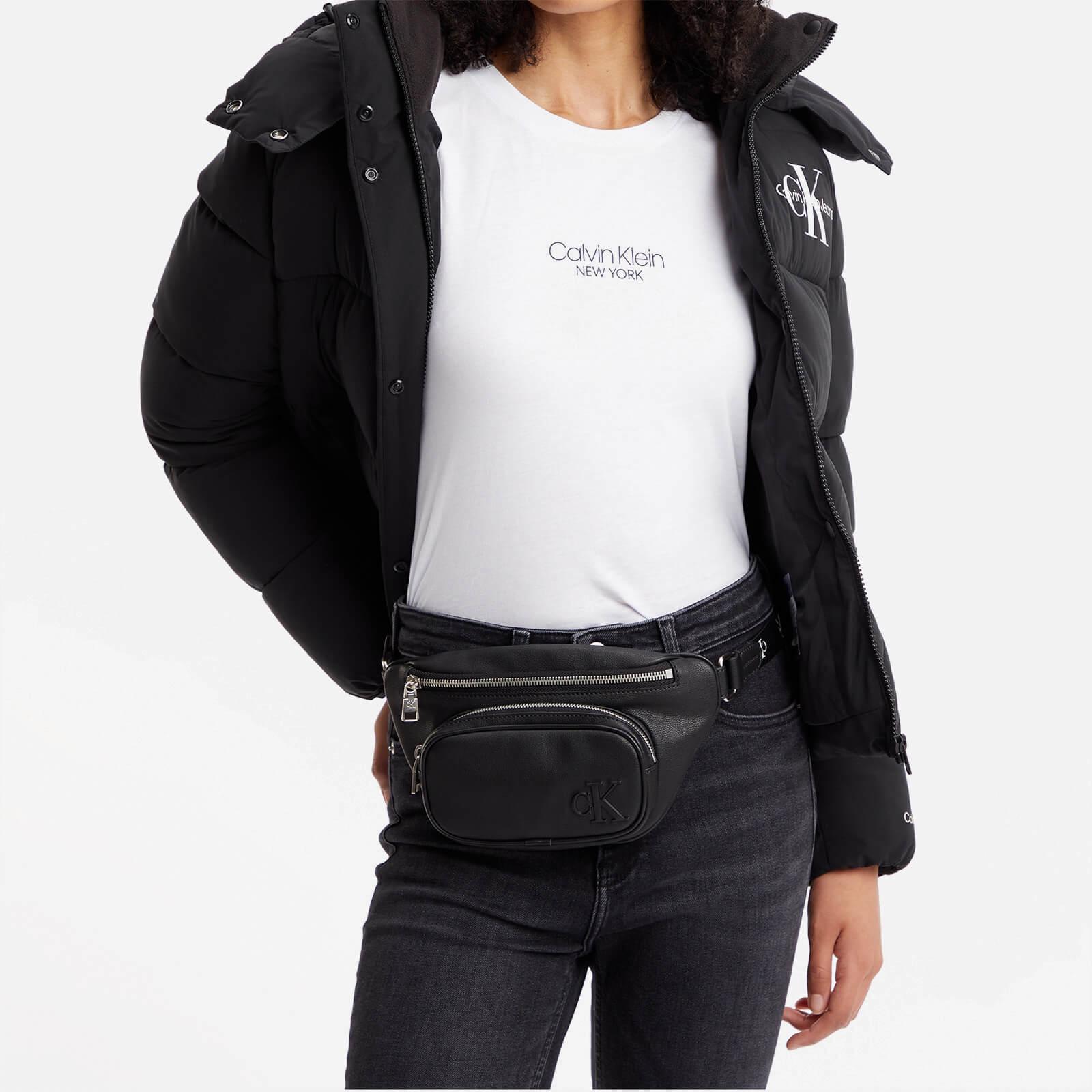 Calvin Klein Ultralight Faux Leather Belt Bag in Black | Lyst UK