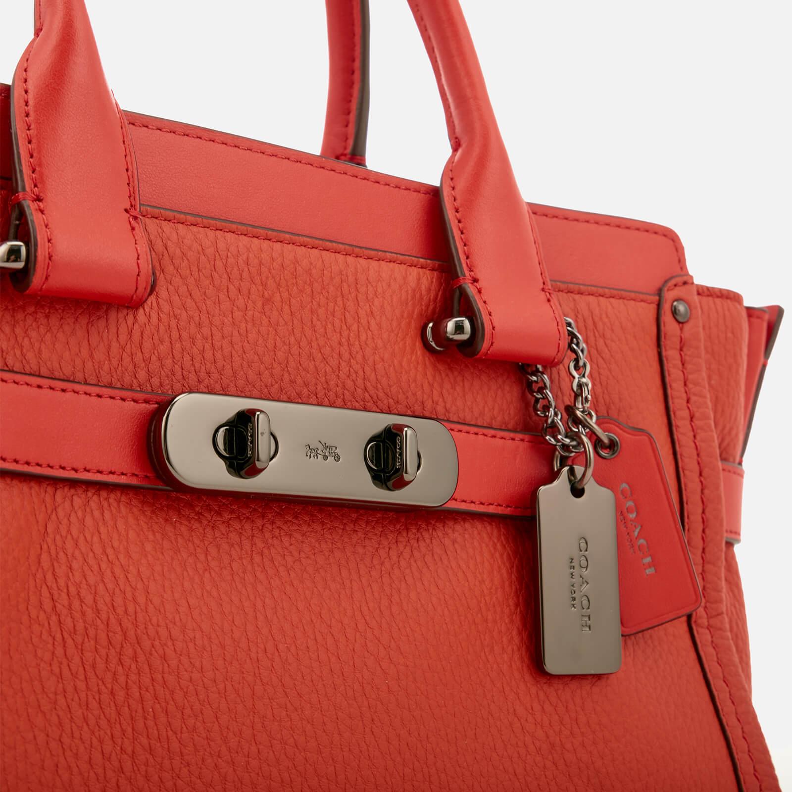 COACH Swagger 27 Tote Bag in Orange | Lyst