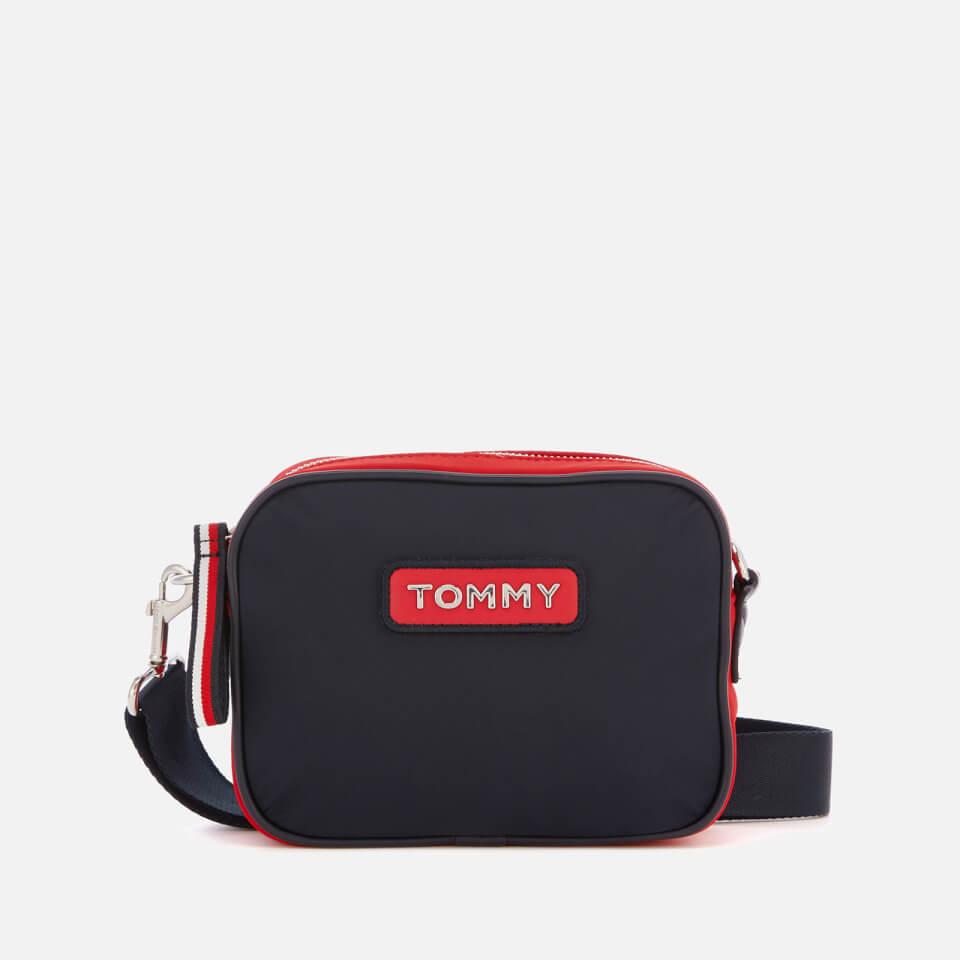 Tommy Hilfiger Synthetic Varsity Crossbody Bag in Blue Lyst