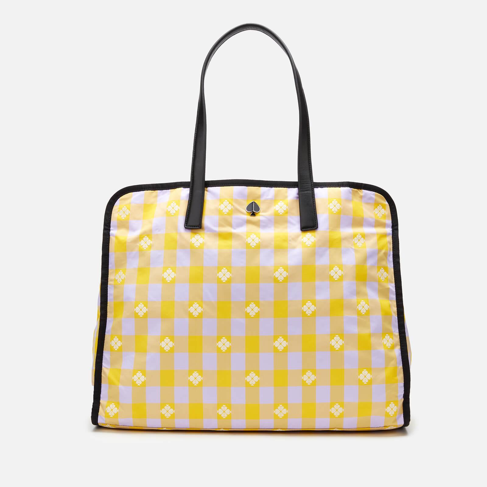 Kate Spade Synthetic Nicola Bicolor Extra Large Tote Bag in Yellow Lyst