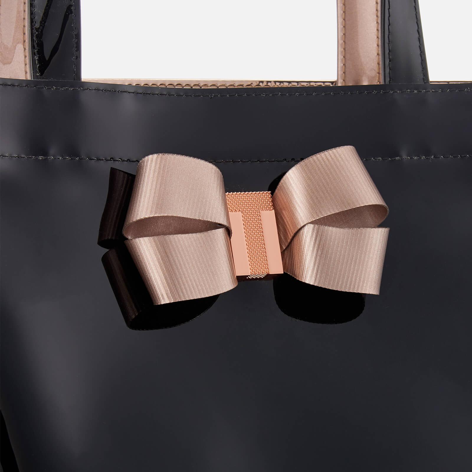 Ted Baker Bow Detail Large Icon Bag in Black - Lyst