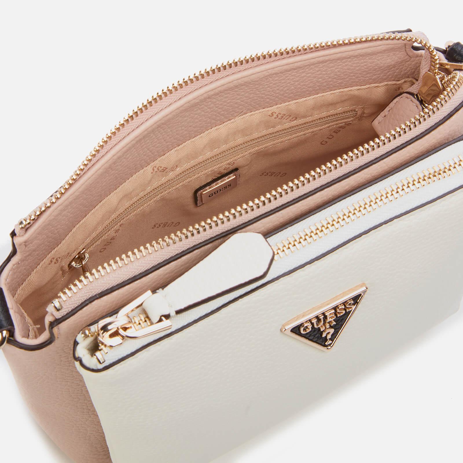 Guess Becca Double Zip Cross Body Bag Lyst Australia