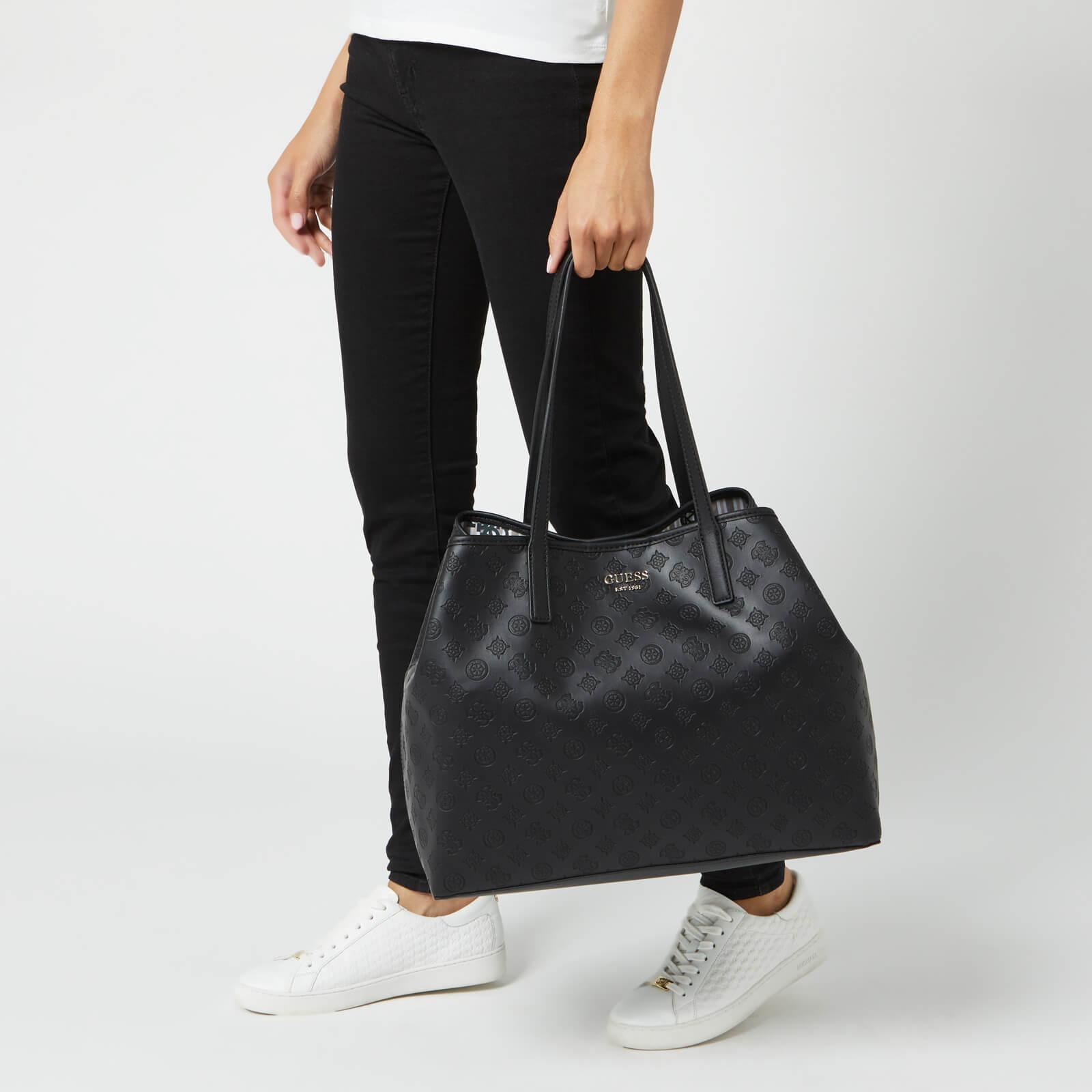 Guess Vikky Large Tote Bag in Black | Lyst