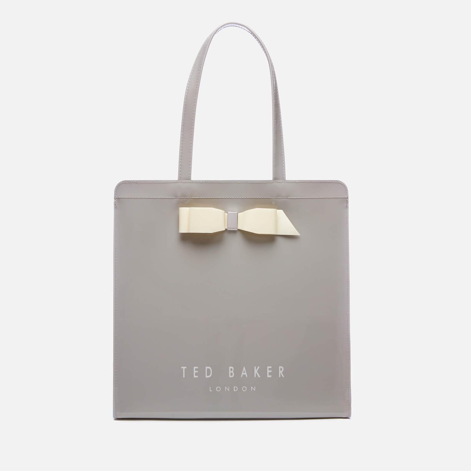 Ted Baker Almacon Bow Detail Large Icon Bag in Grey (Gray) - Lyst