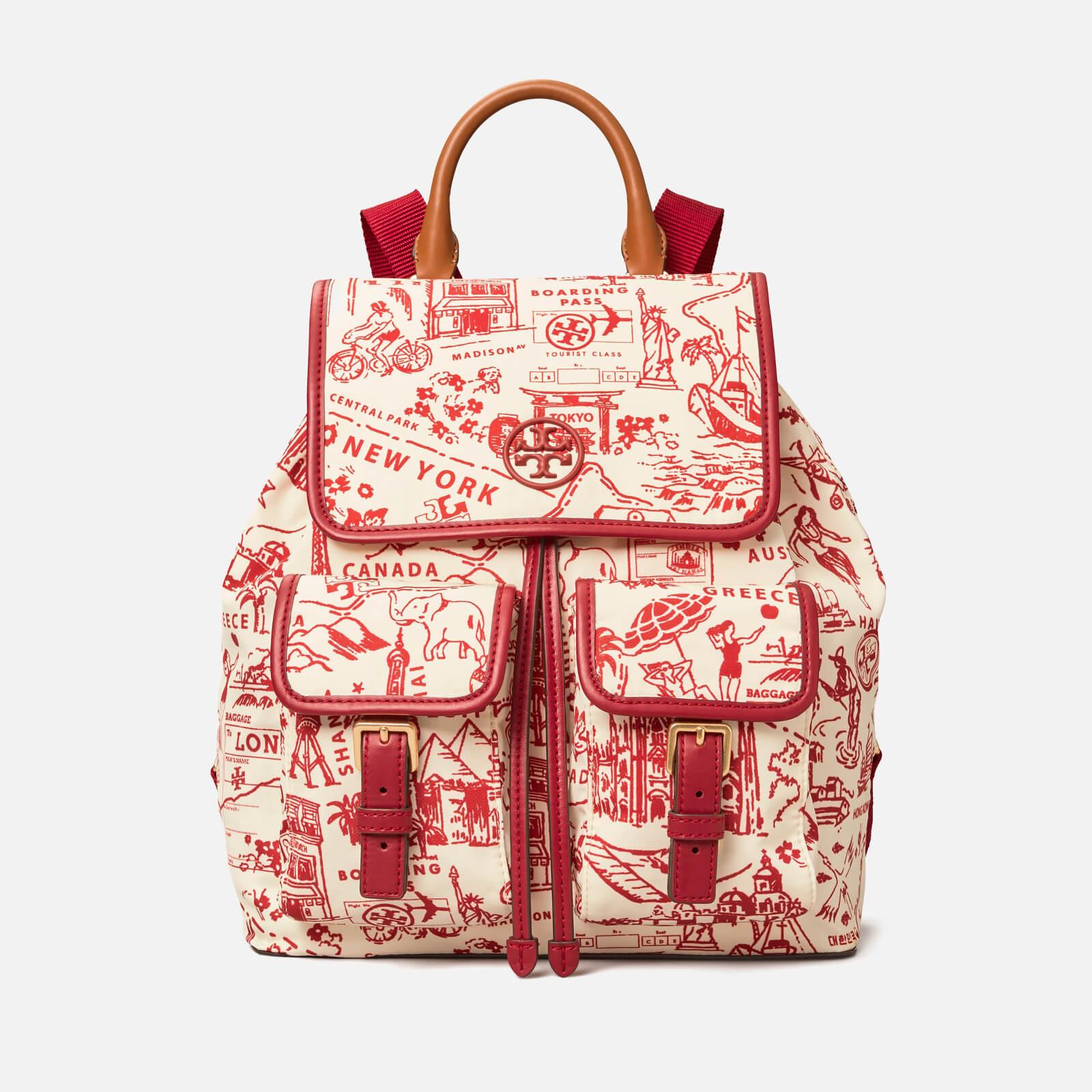 Shop Tory Burch Virginia Nylon Flap Backpack