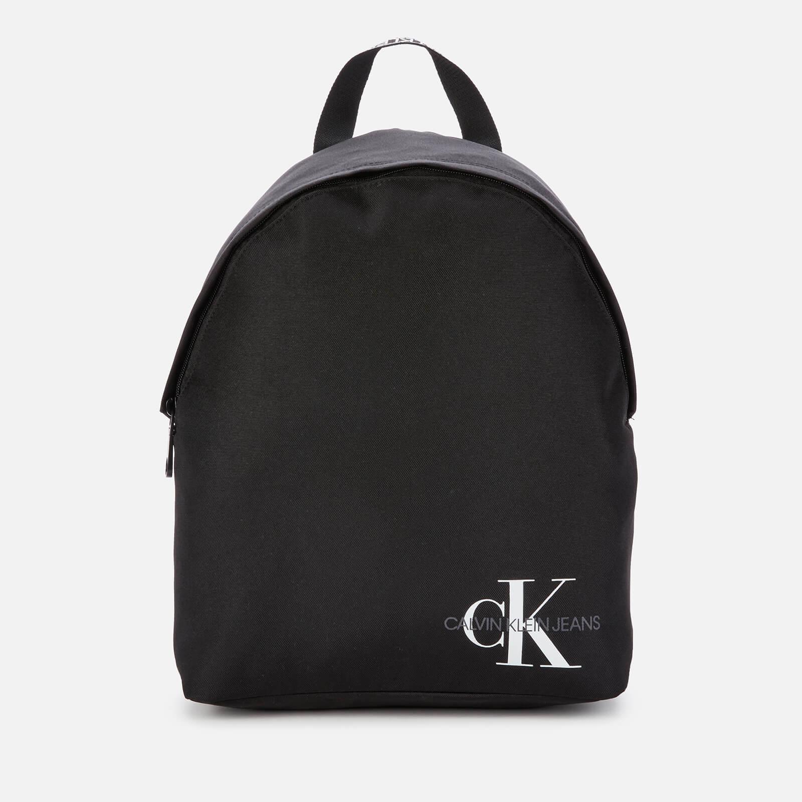 Calvin Klein Synthetic Nylon Logo Backpack in Black - Lyst