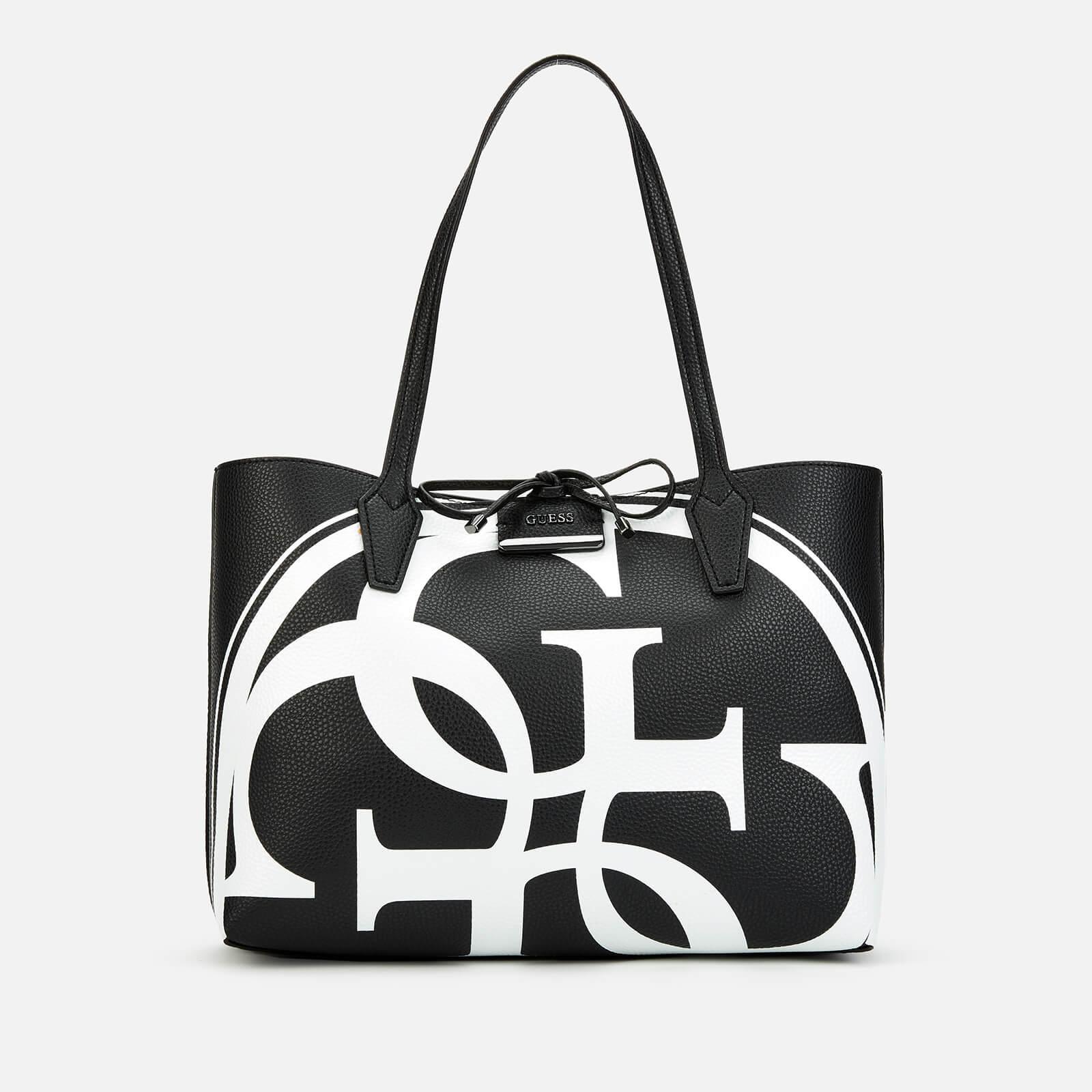 Guess Reversible Bobbi Logo Tote Bag in Black / White (Black) - Lyst