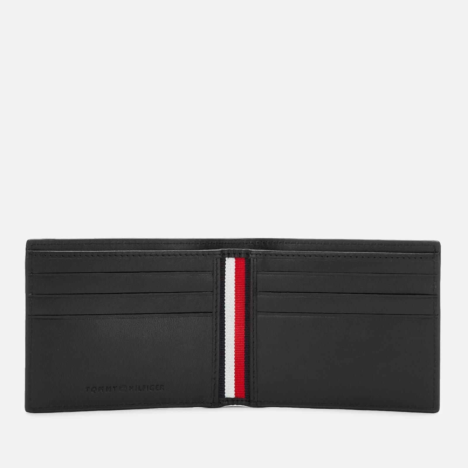 Tommy Hilfiger Leather Downtown Mini Credit Card Wallet in Black 