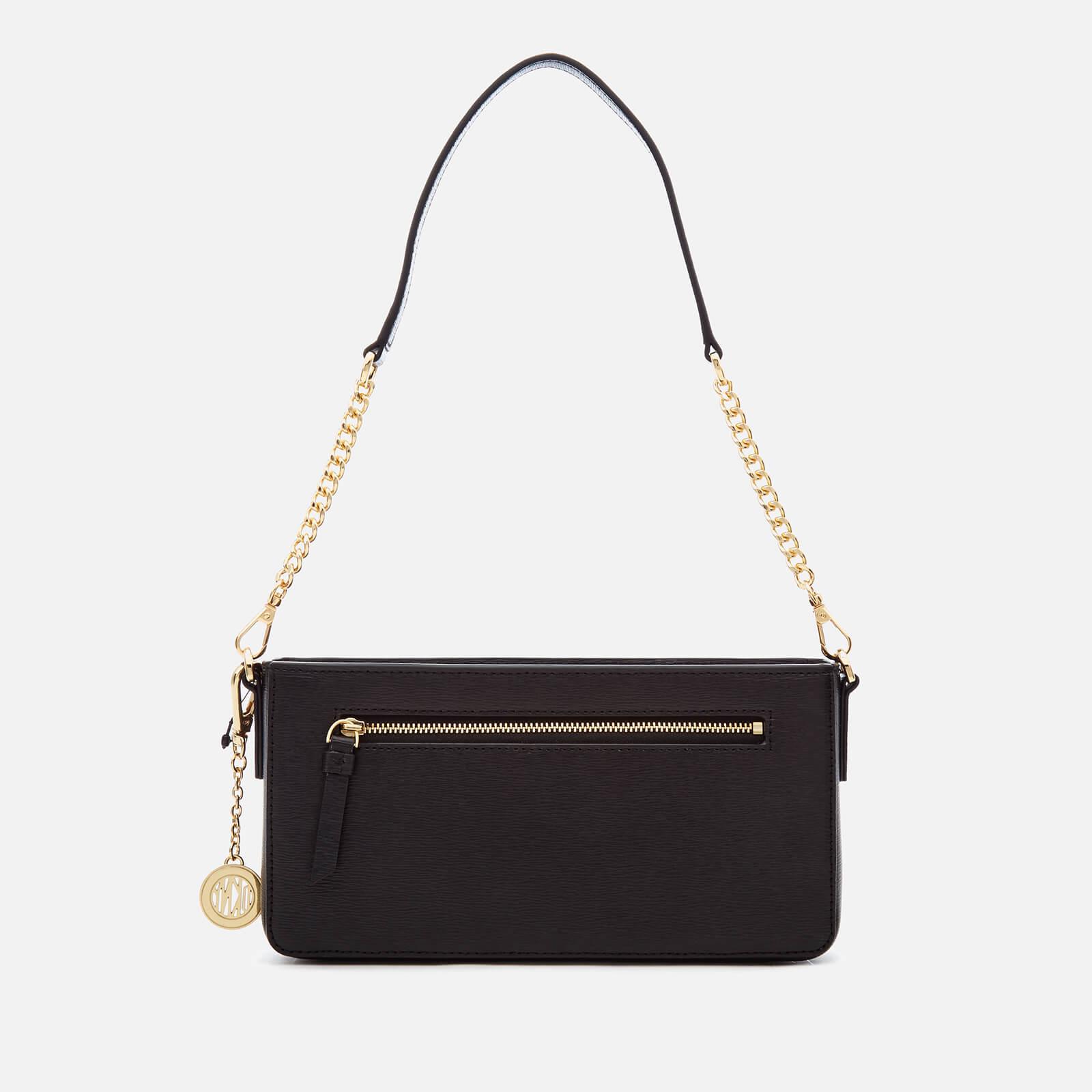 DKNY Leather Bryant Small Demi Cross Body Bag in Black Lyst