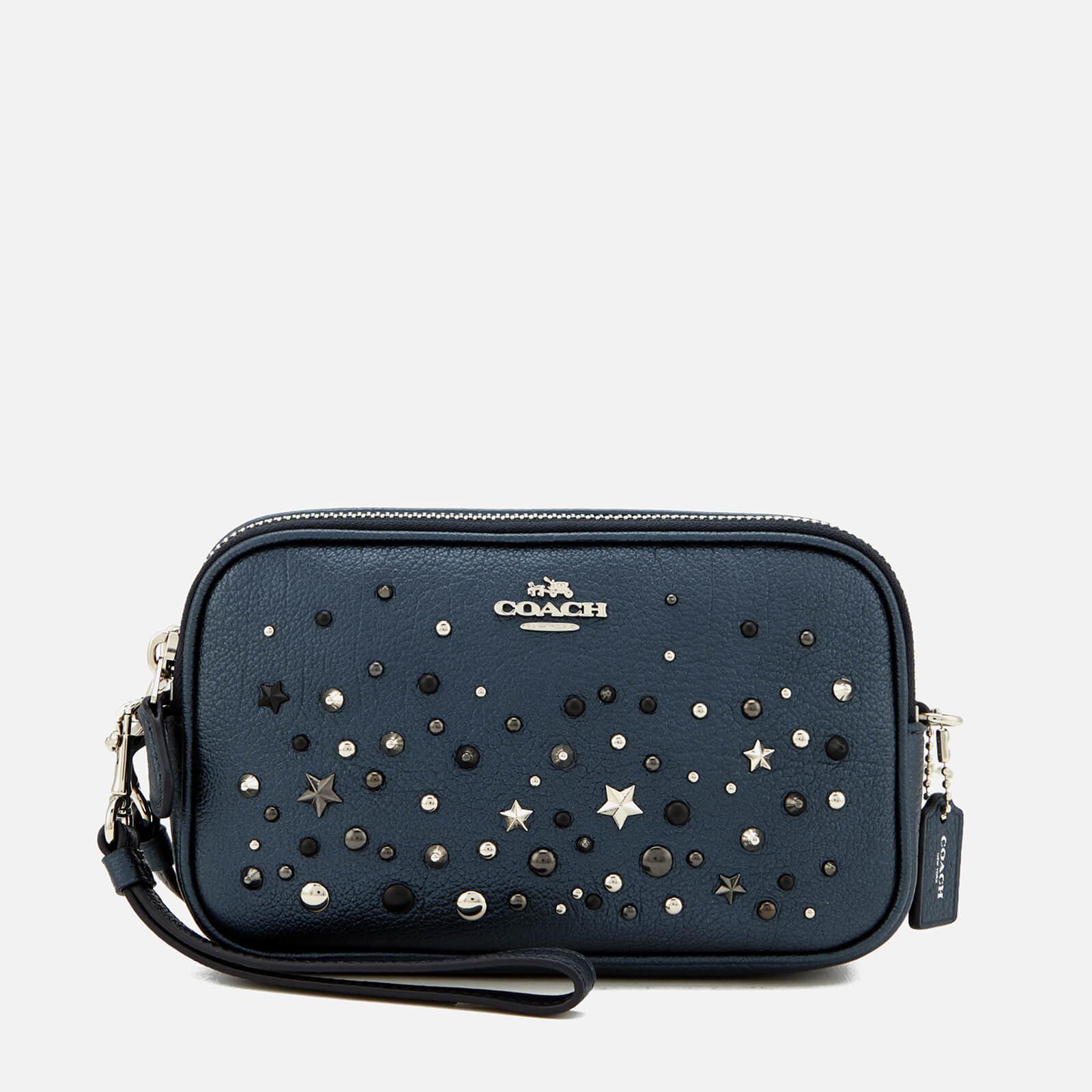 COACH Star Rivet Cross Body Bag in Blue | Lyst