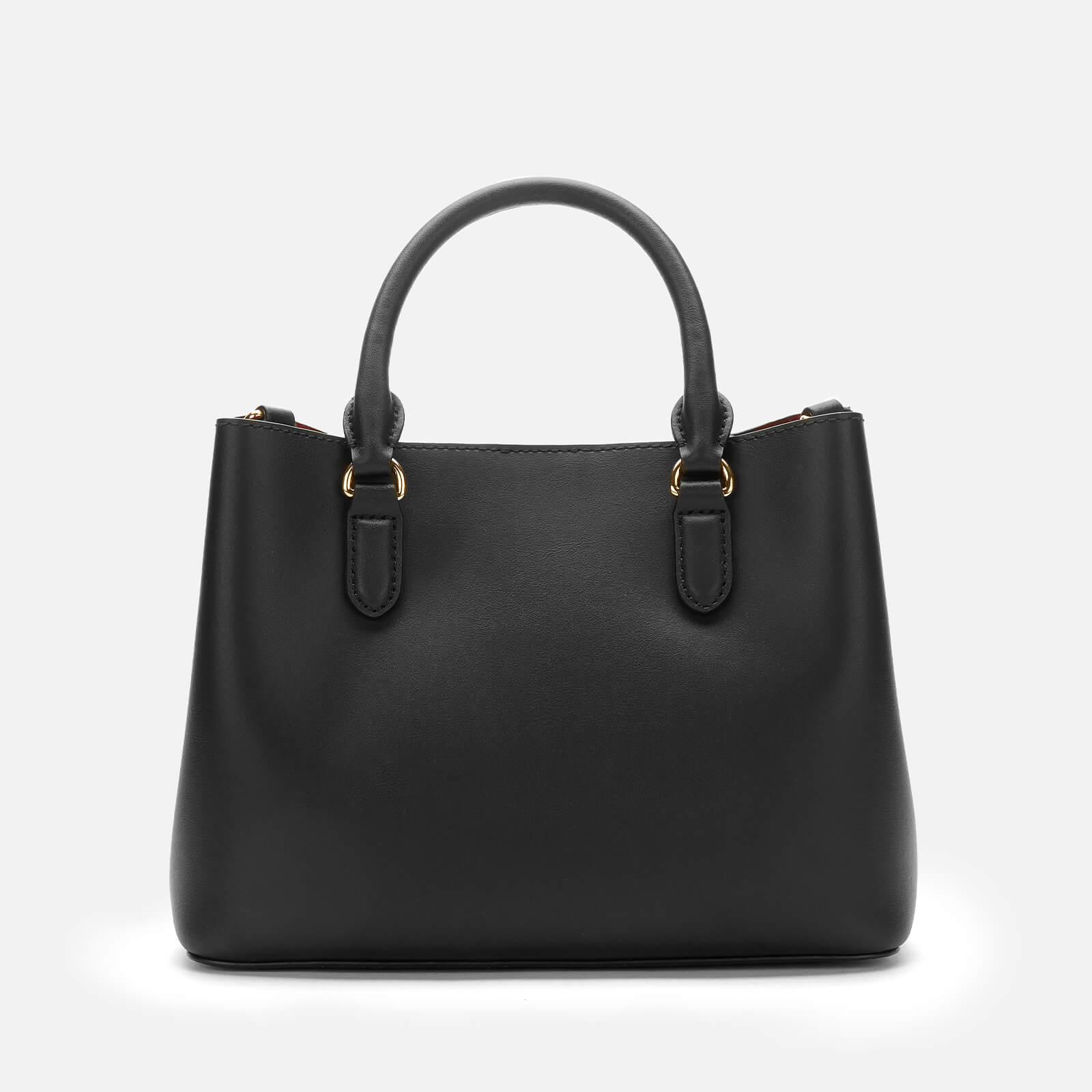 Lauren by Ralph Lauren Leather Marcy Mini Ii Satchel in Black Lyst