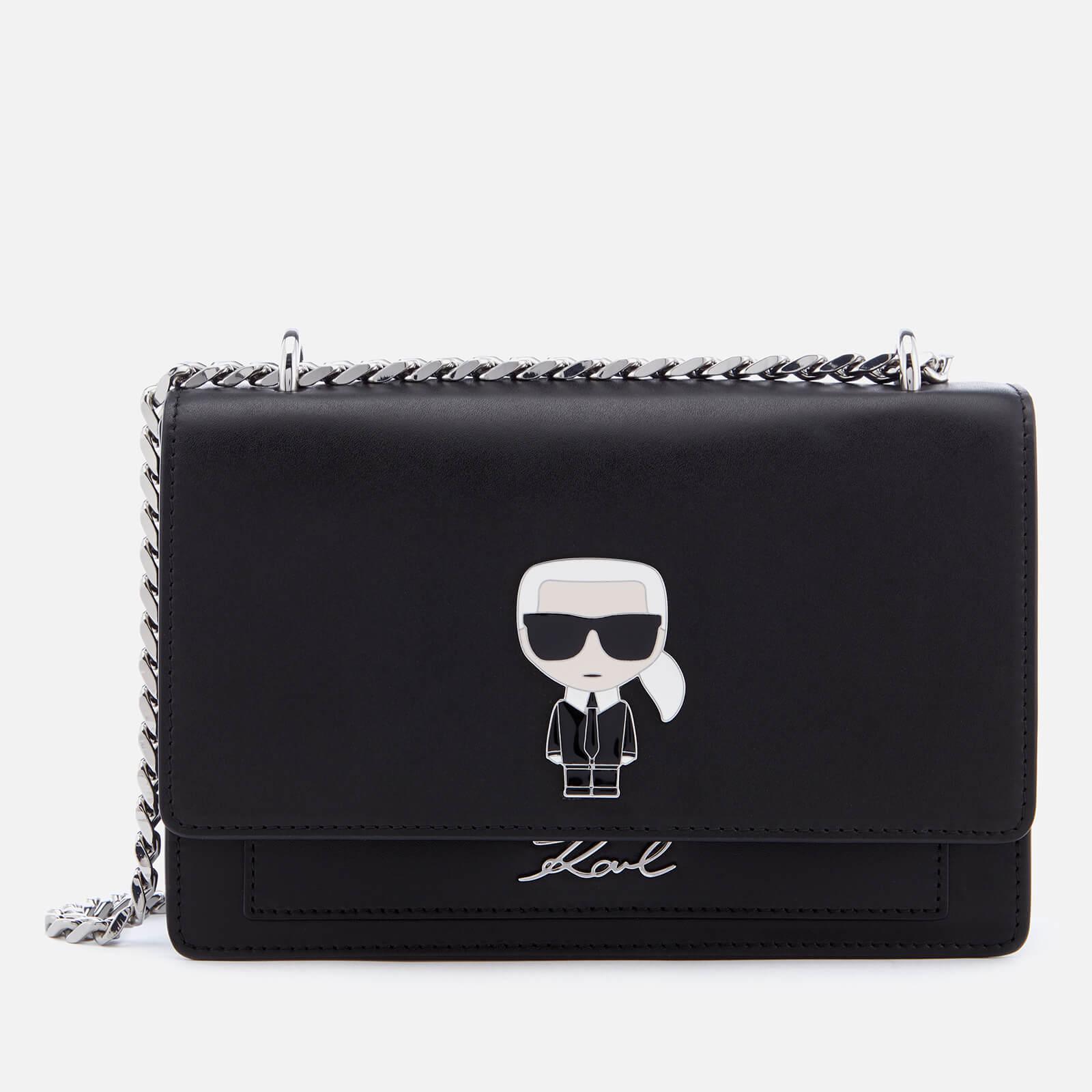 Karl Lagerfeld K/ikonik Metal Lock Shoulder Bag | Lyst