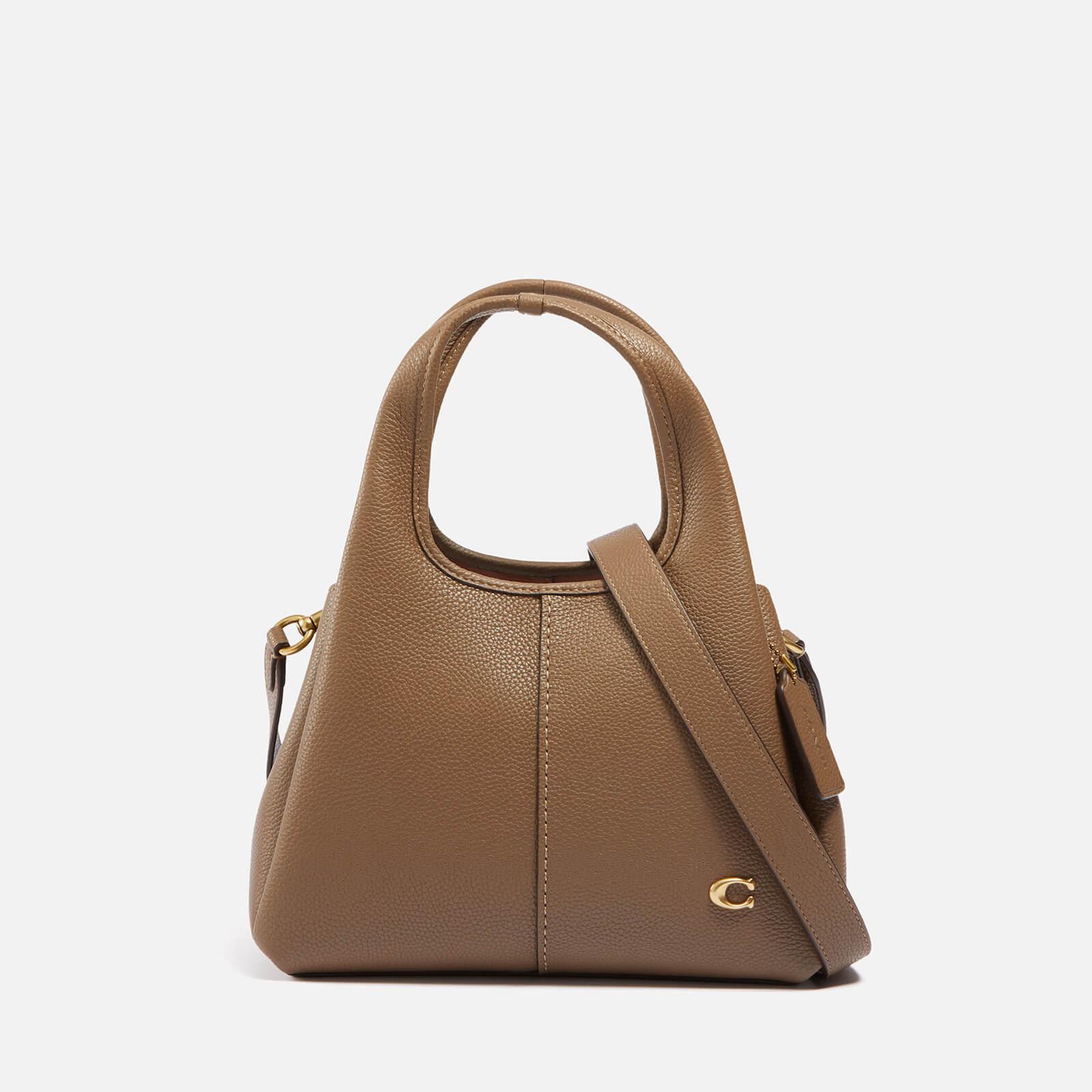 COACH Small Lana Polished Pebble Leather Shoulder Bag