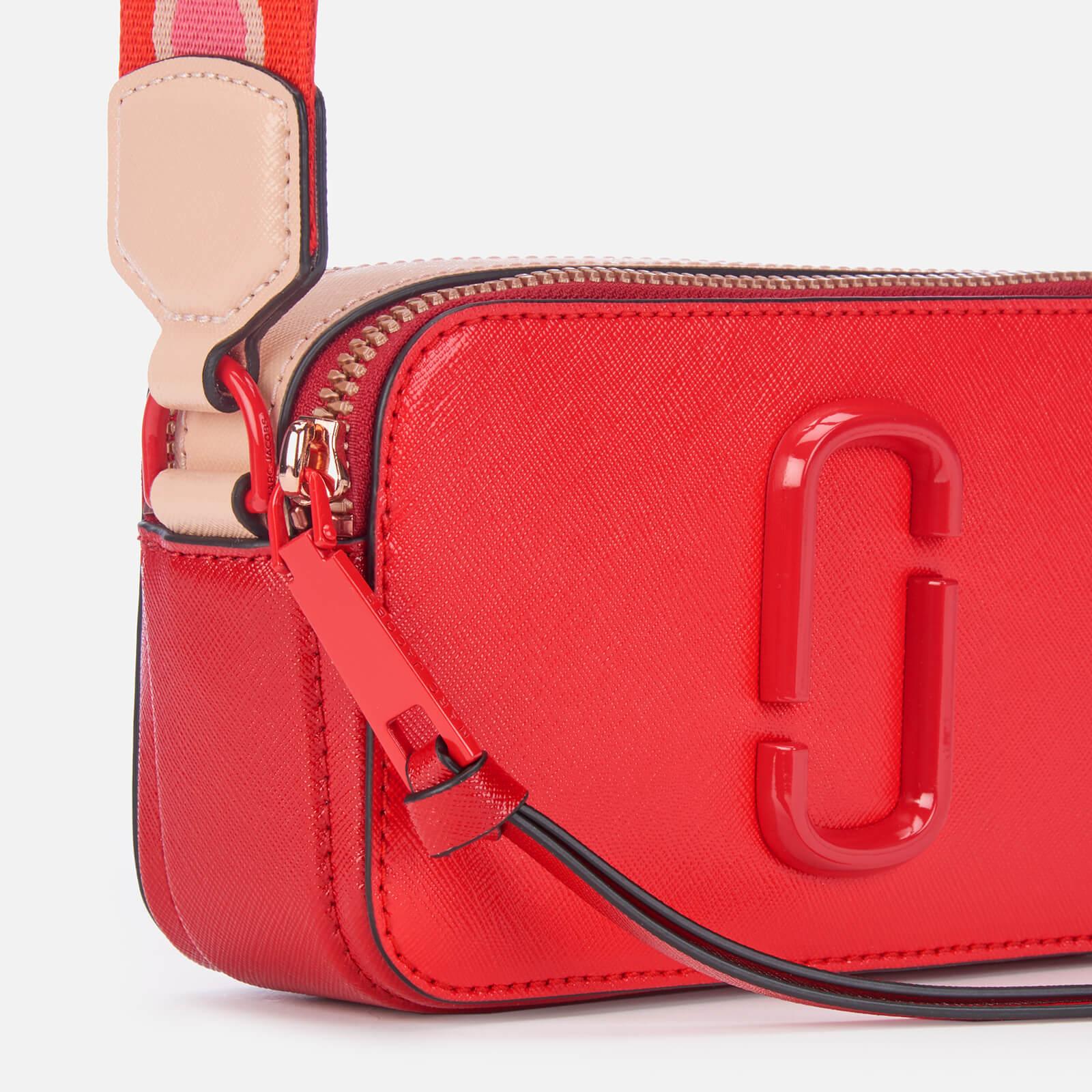 Marc Jacobs Snapshot DTM Camera Bag Poppy Red/Multi in Cowhide Leather with  Silver-tone - GB