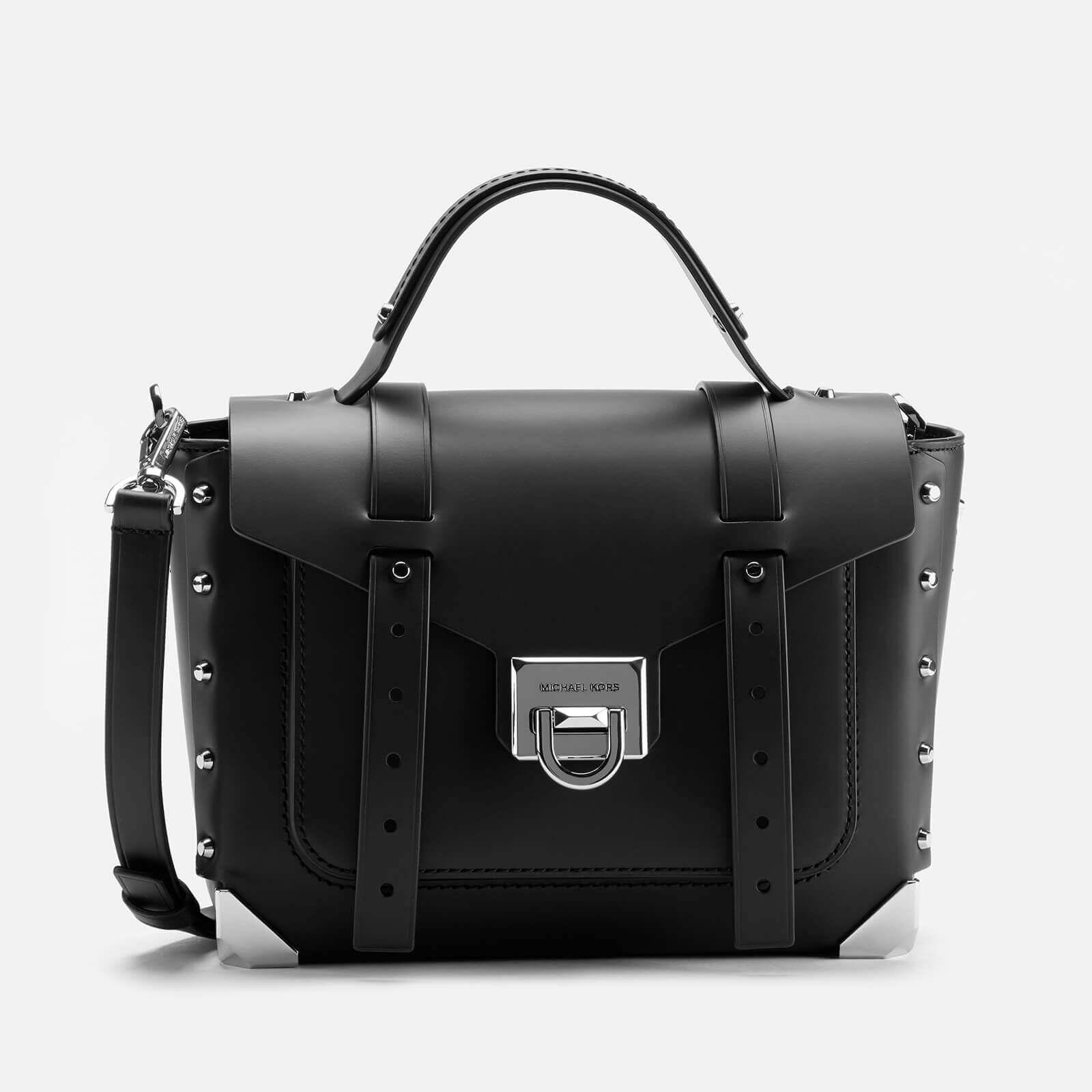 mk black satchel