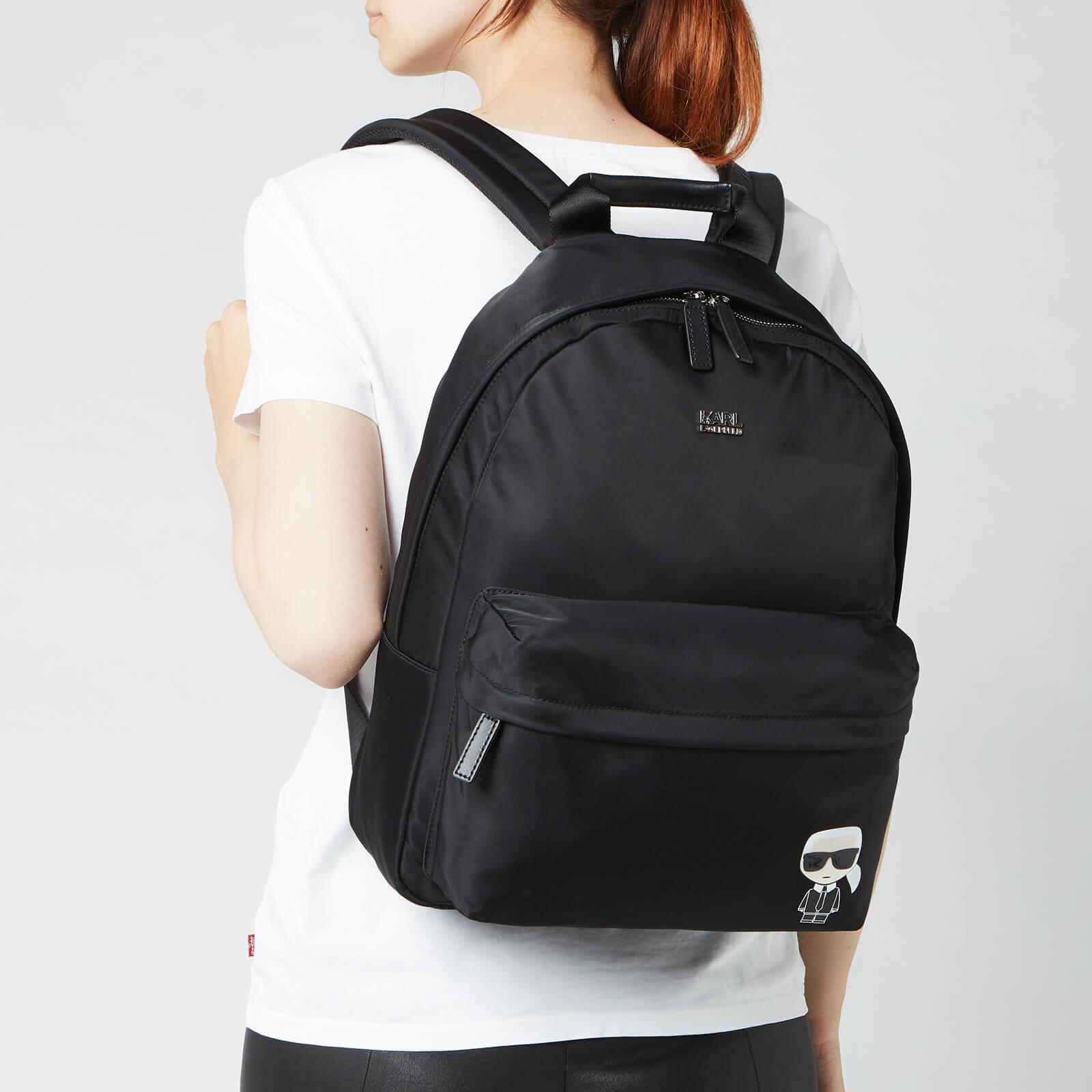 Karl Lagerfeld Synthetic K/ikonik Nylon Backpack in Black Lyst